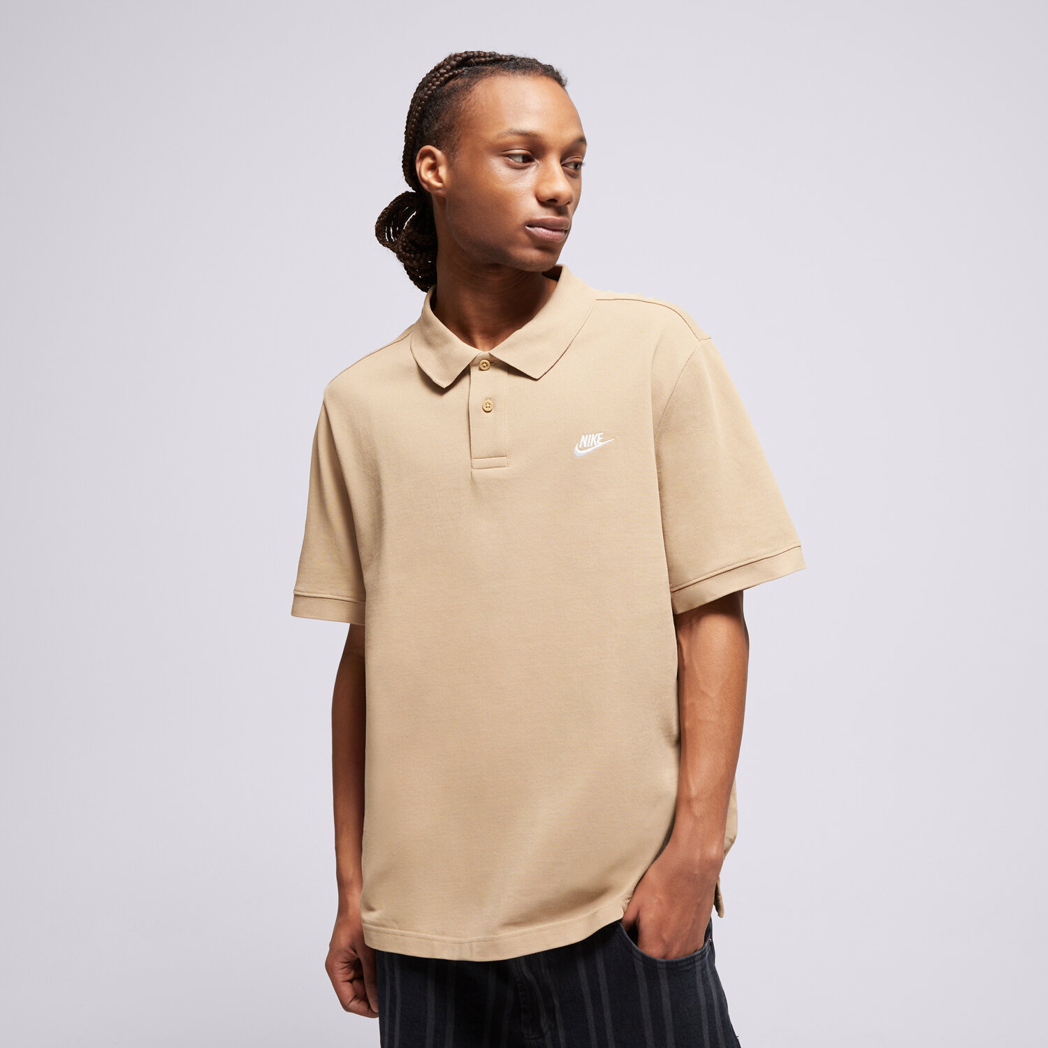 Herren Polo-Shirt NIKE POLO M NK CLUB SS POLO PIQUE FN3894-297 Beige