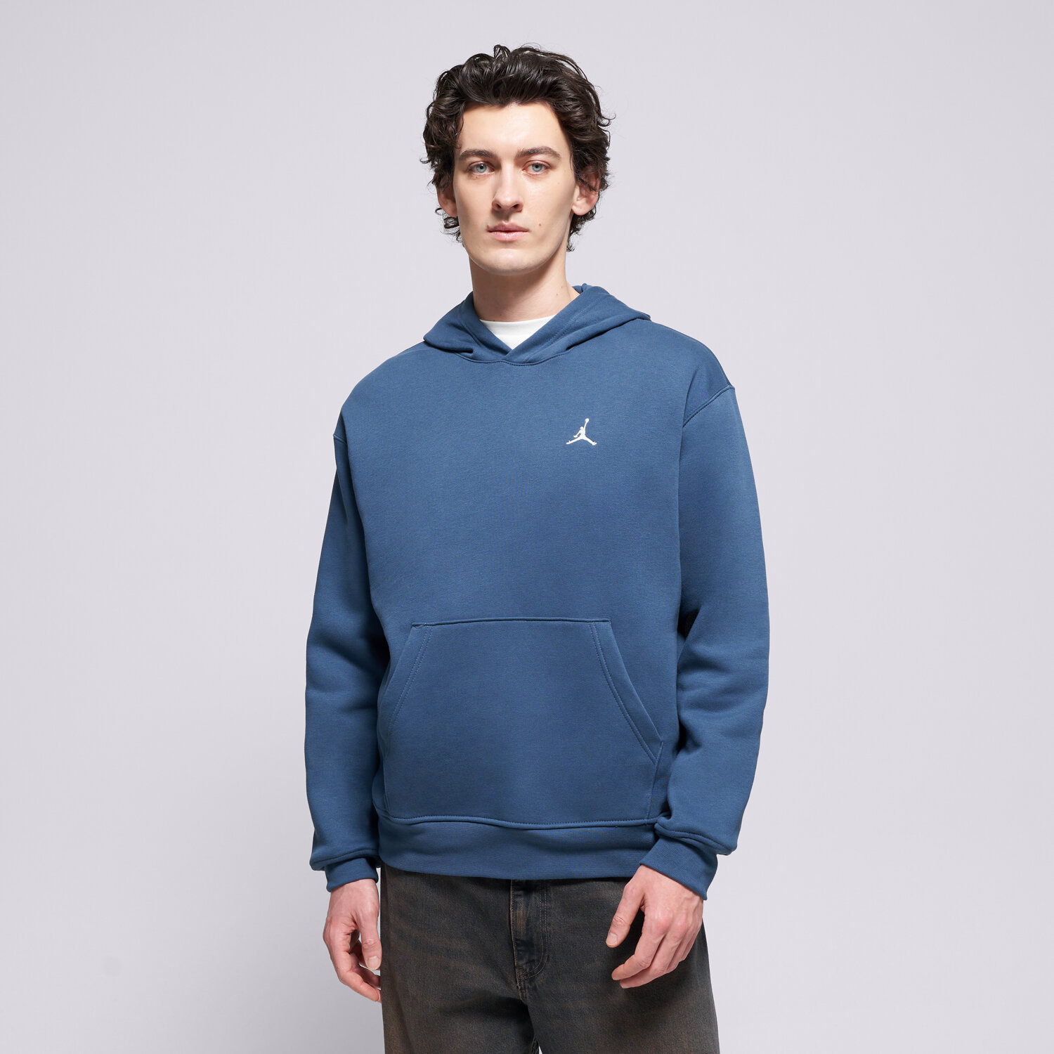 Herren JORDAN HOODIE JORDAN BROOKLYN FLEECE FV7281-464 Blau