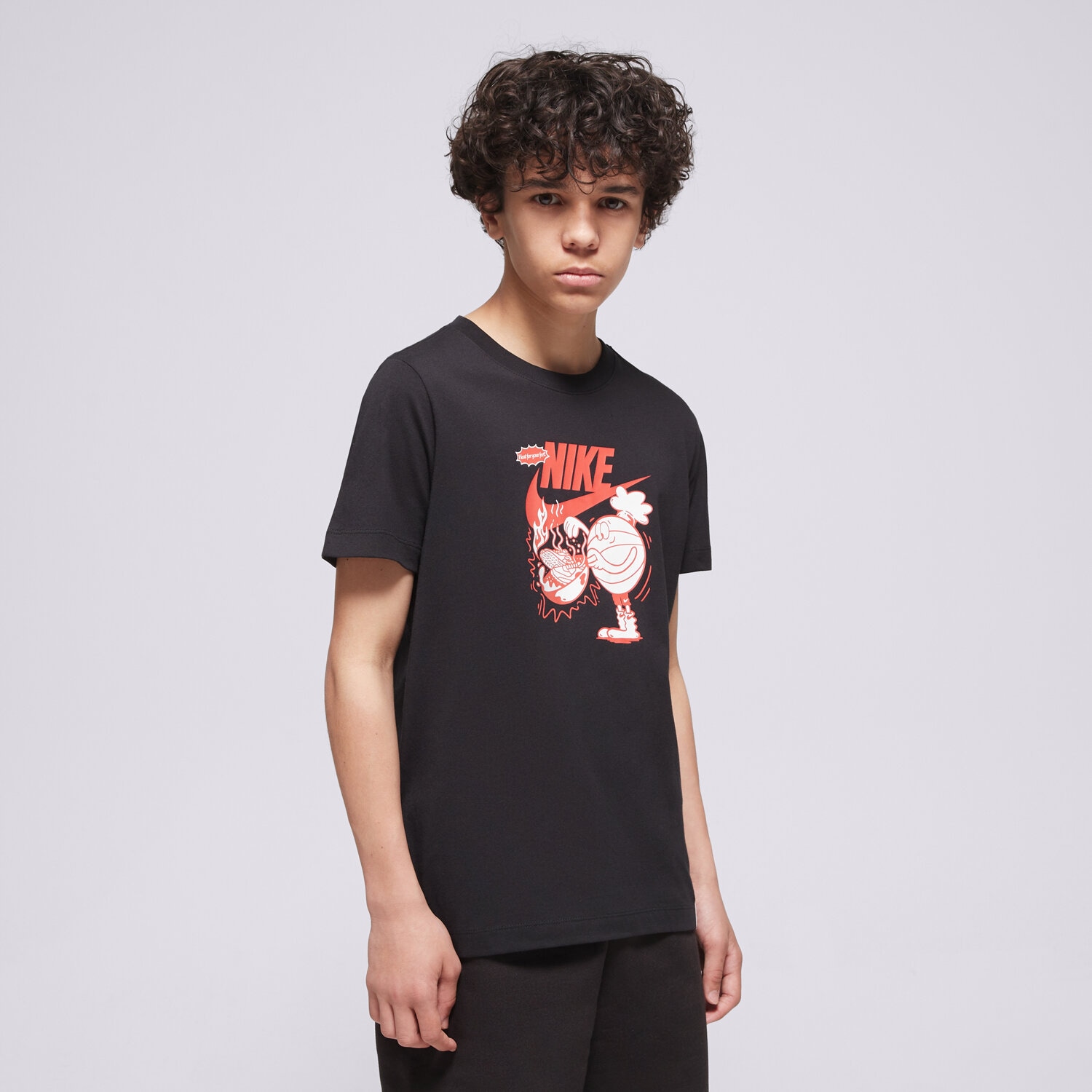 Kinder T-Shirt NIKE T-SHIRT TEE SOLE FOOD BOY II0410-010 Schwarz