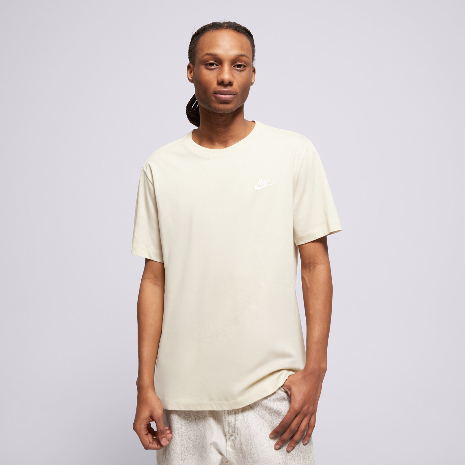 Herren T-Shirt NIKE T-SHIRT SPORTSWEAR CLUB AR4997-229 Beige