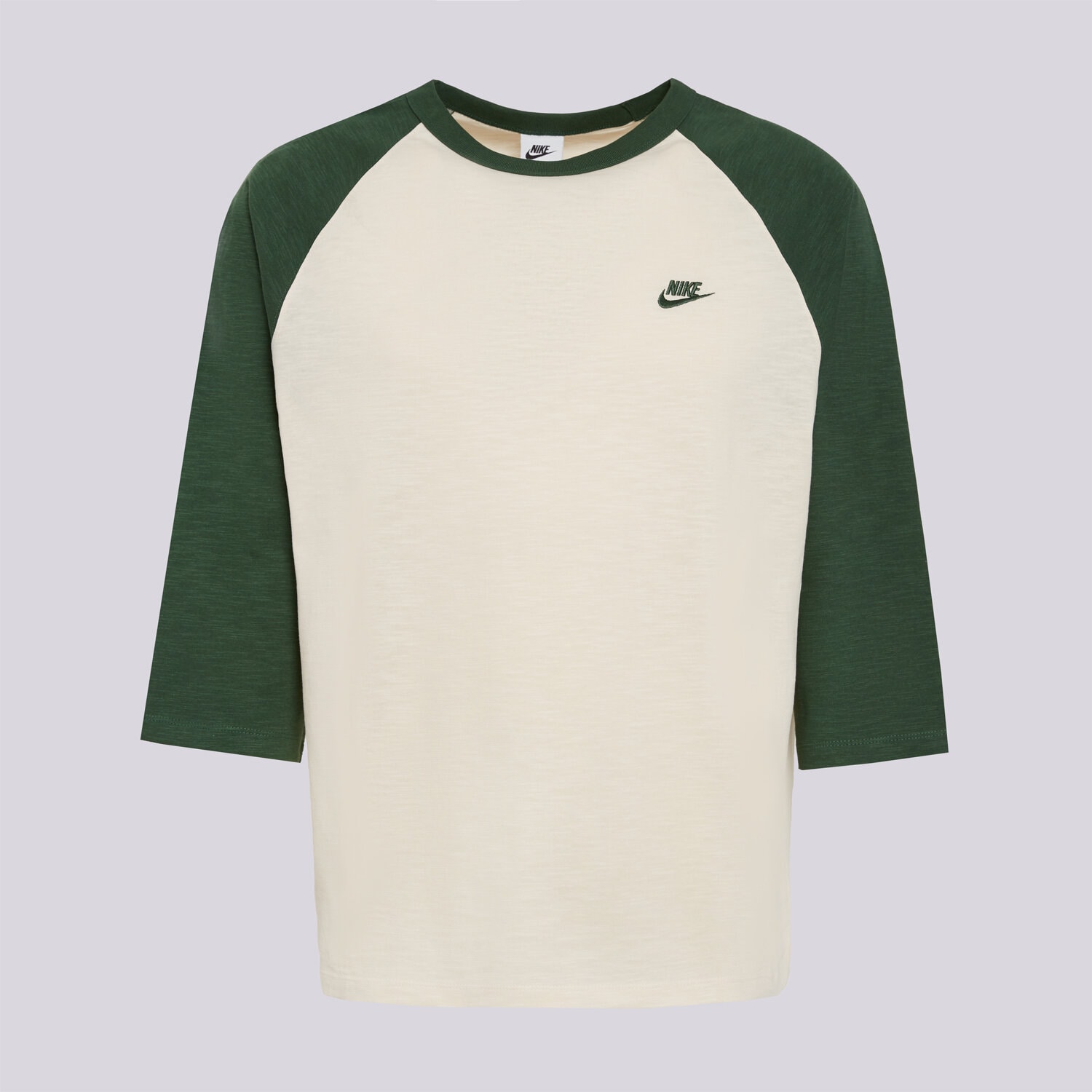 Herren T-Shirt NIKE T-SHIRT M NK CLUB 3/4 RAGLAN TOP IF0755-323 Multicolor