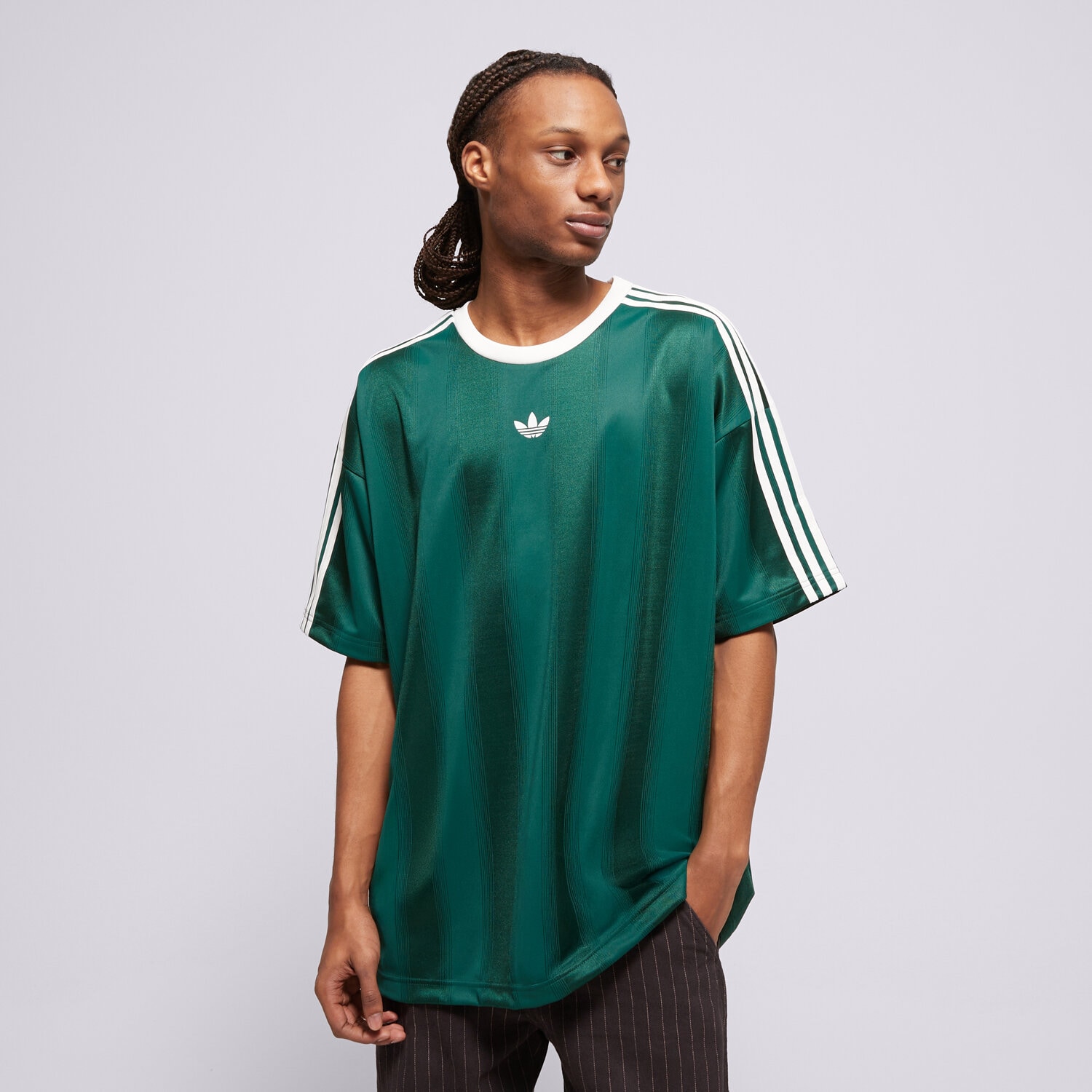 Herren T-Shirt ADIDAS T-SHIRT JACQUARD JERSEY KD5834 Grün