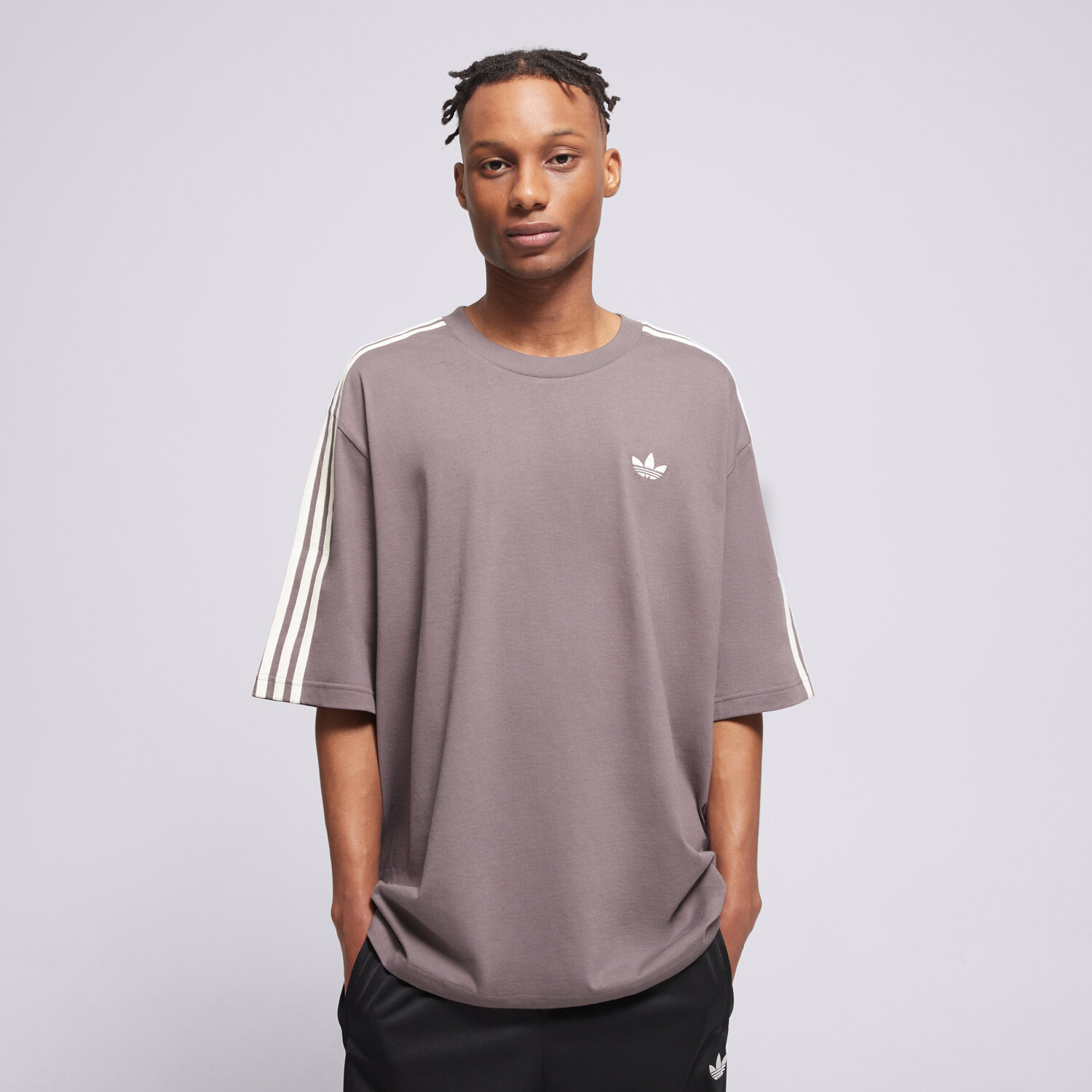 Herren T-Shirt ADIDAS T-SHIRT 3S TEE KE1591 Braun