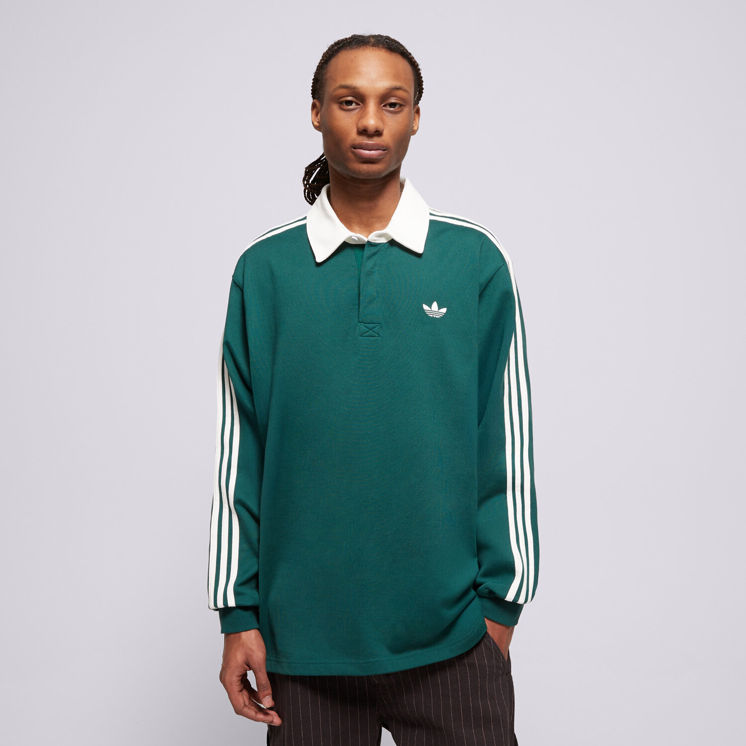 Herren Polo-Shirt ADIDAS POLO 3S PL KE3572 Grün