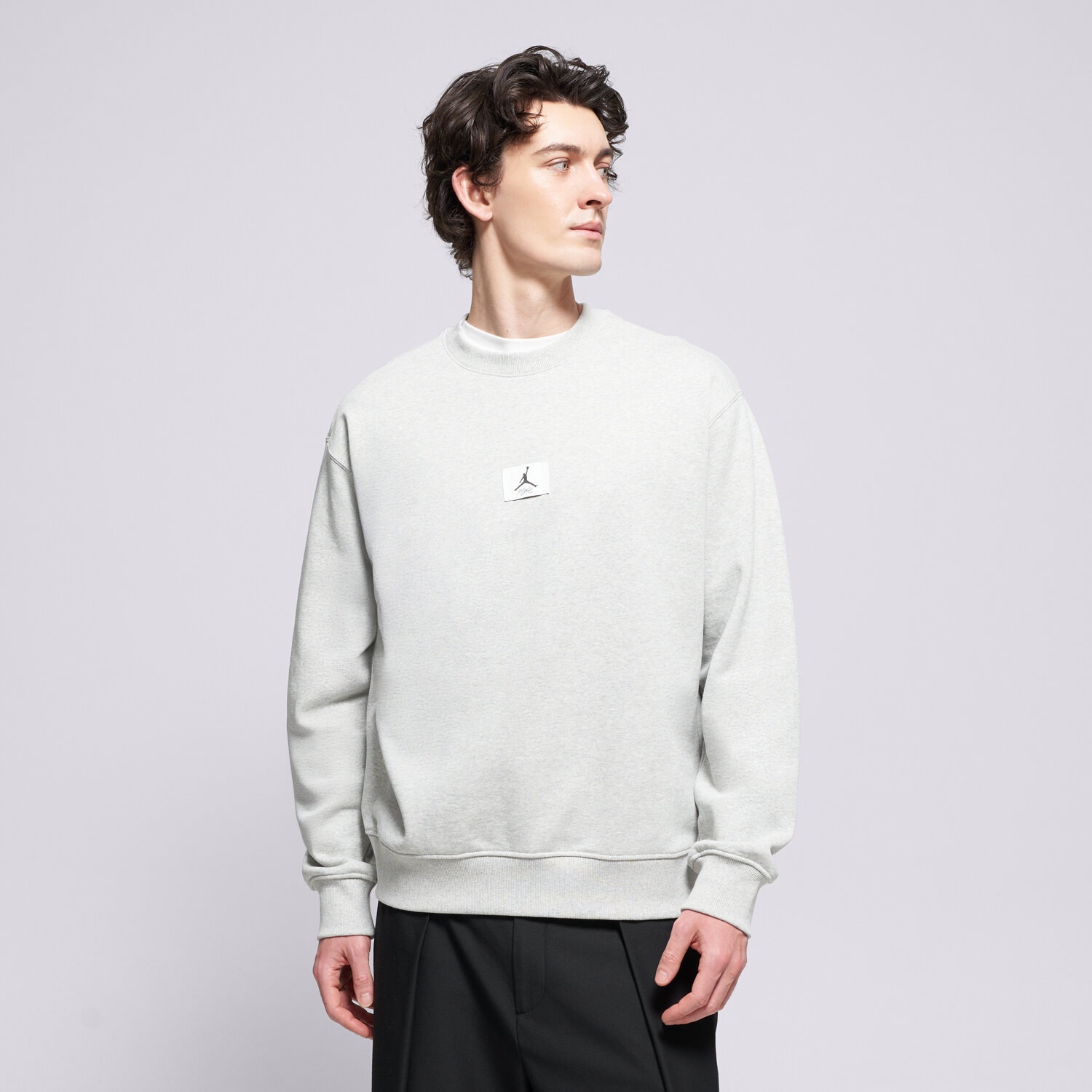 Herren JORDAN SWEATSHIRT JORDAN FLIGHT FLEECE FV7259-050 Grau