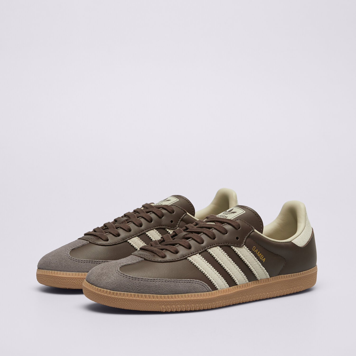 adidas Samba OG Brown Putty Grey — foto 3