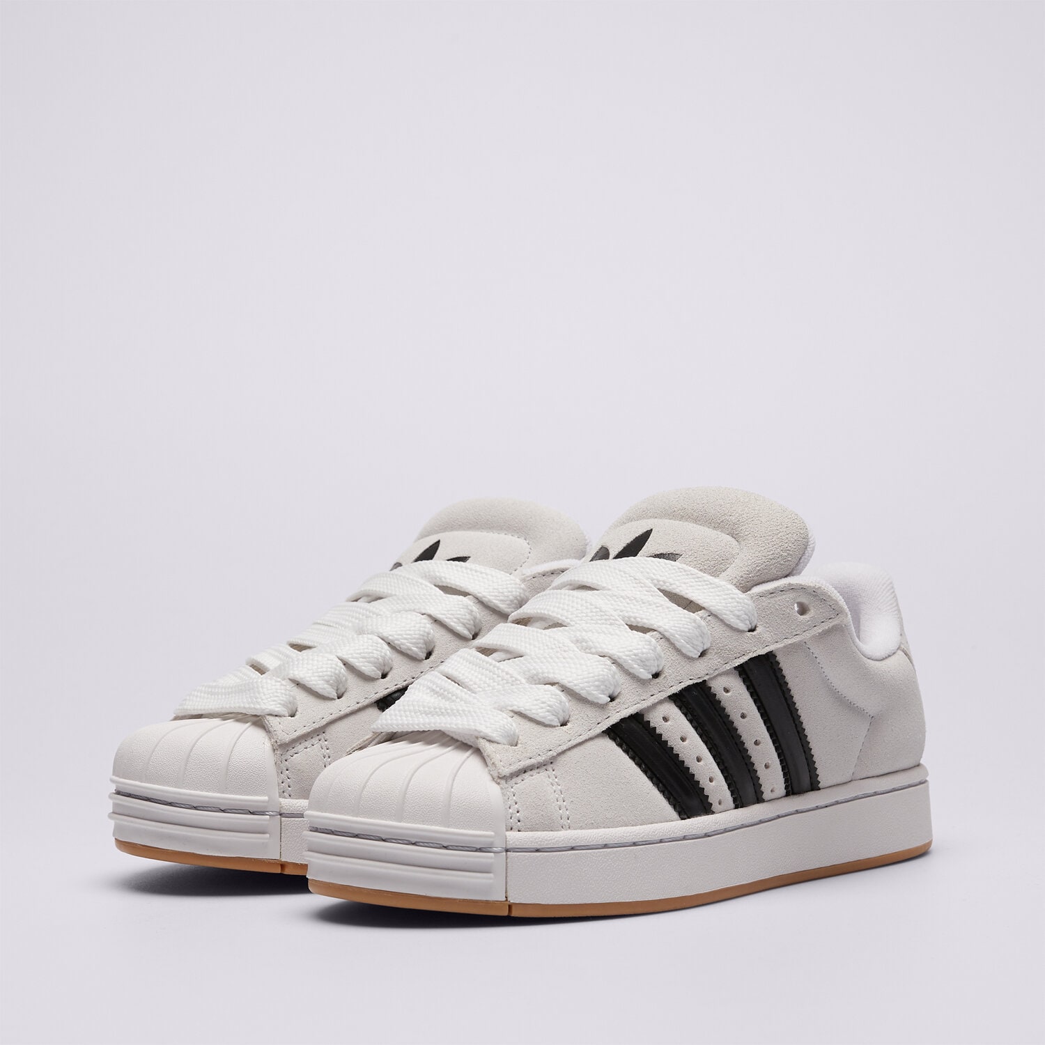 adidas SUPERSTAR UNISEX - Skate shoes - crystal white/core black — photo 3