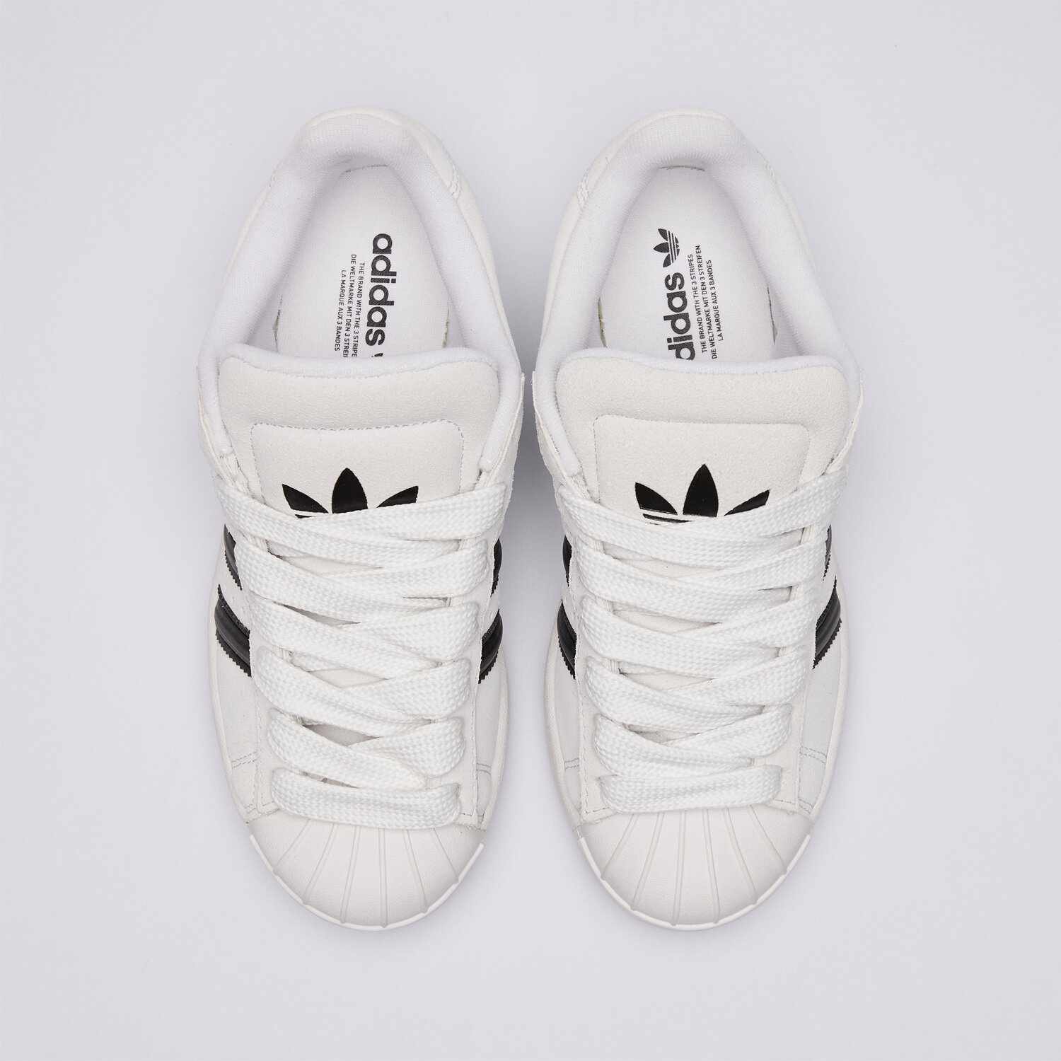 adidas SUPERSTAR UNISEX - Skate shoes - crystal white/core black — photo 5