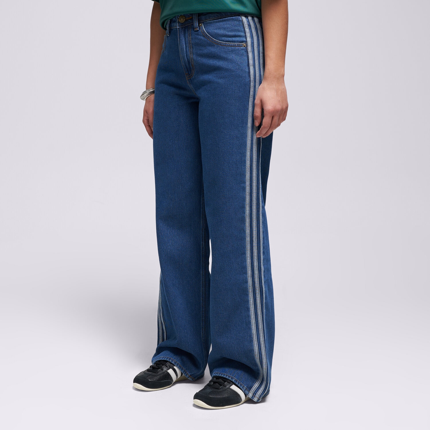 Damen Hosen ADIDAS HOSE FIREBIRD DENIM KD2935 Blau