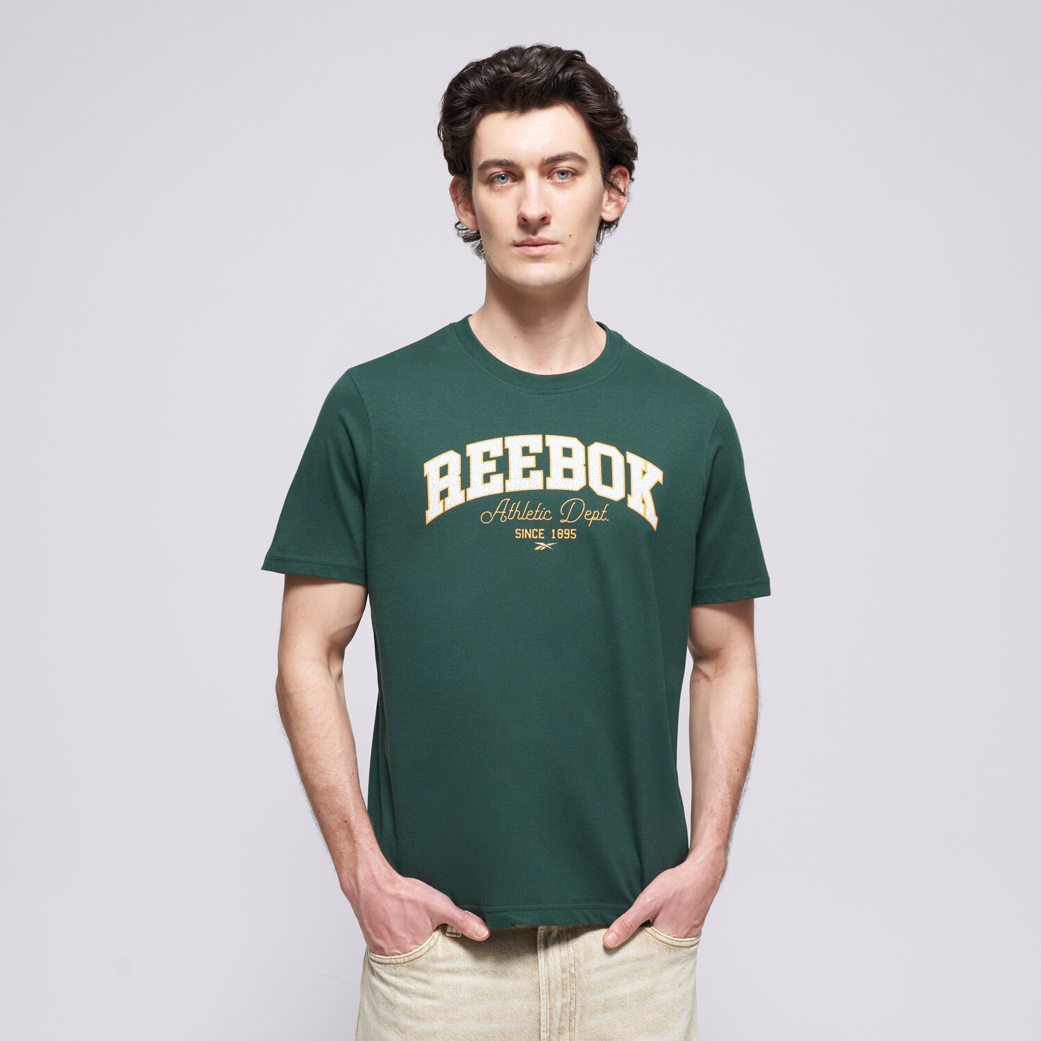 Herren T-Shirt REEBOK T-SHIRT ATH DEPT GRAPHIC TEE 100263170 Grün