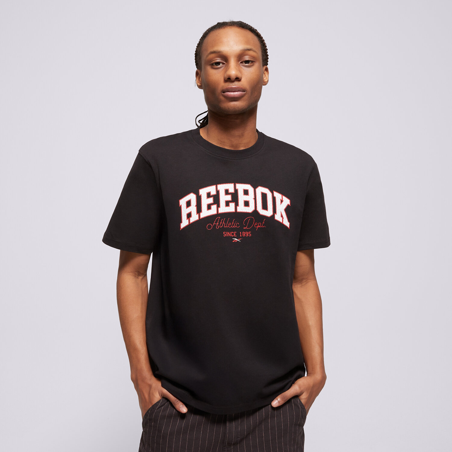 Herren T-Shirt REEBOK T-SHIRT ATH DEPT GRAPHIC TEE 100263167 Schwarz