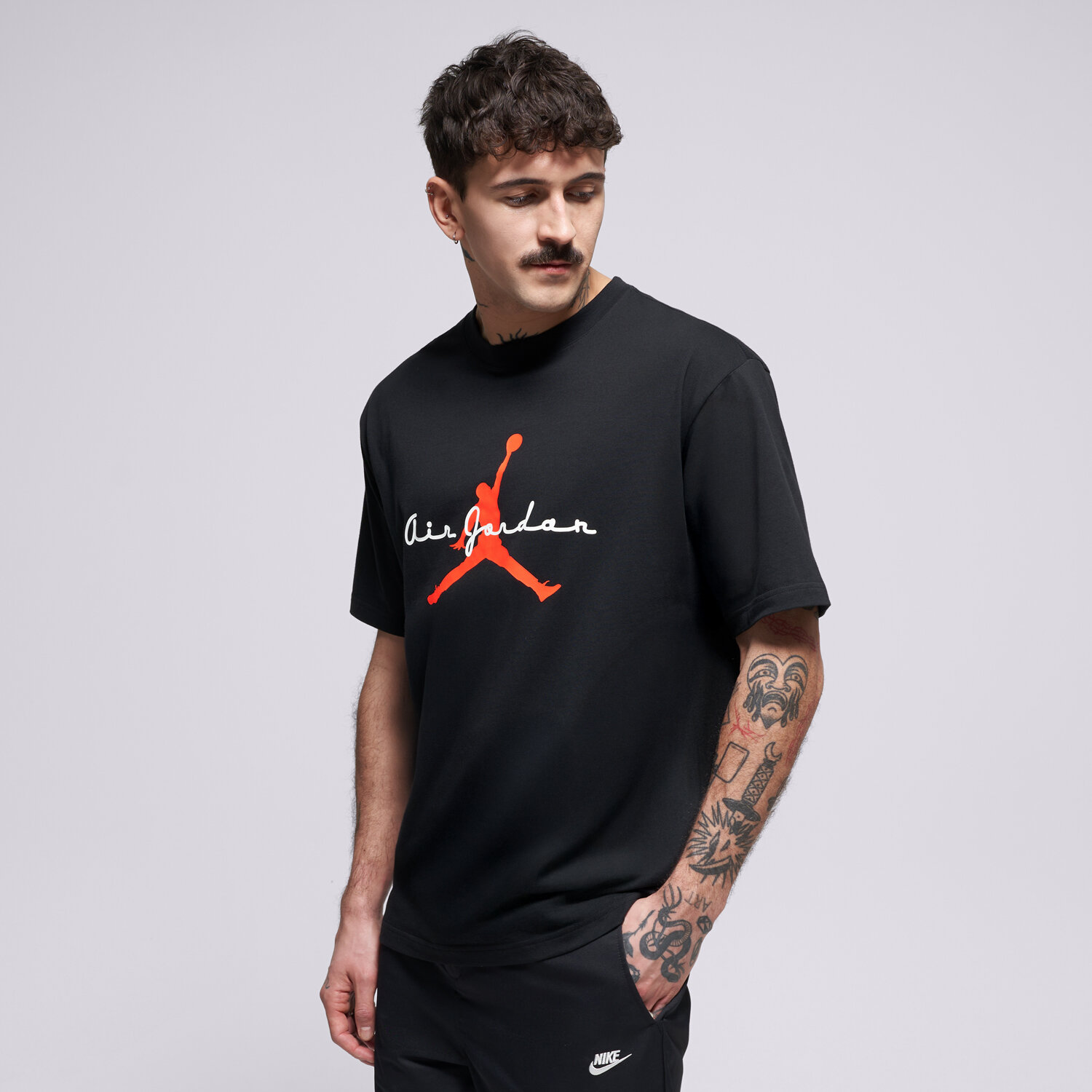 Herren T-Shirt JORDAN T-SHIRT JORDAN BROOKLYN IF3034-010 Schwarz