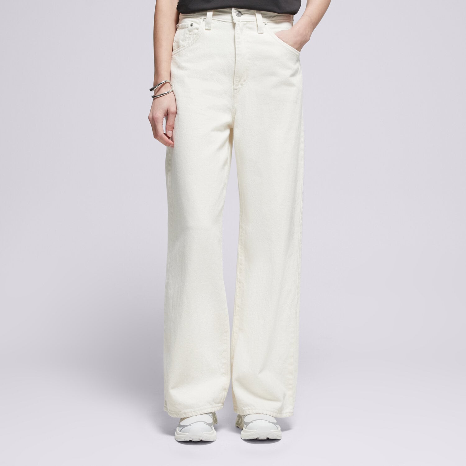 Damen Hosen LEVI'S HOSE CINCH BAGGY WORN IN 001UP-0028 Weiß