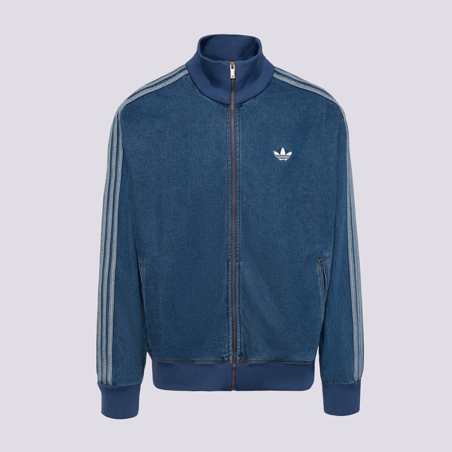 Herren Übergangsjacke ADIDAS JACKE DENIM FB TT KD1517 Blau