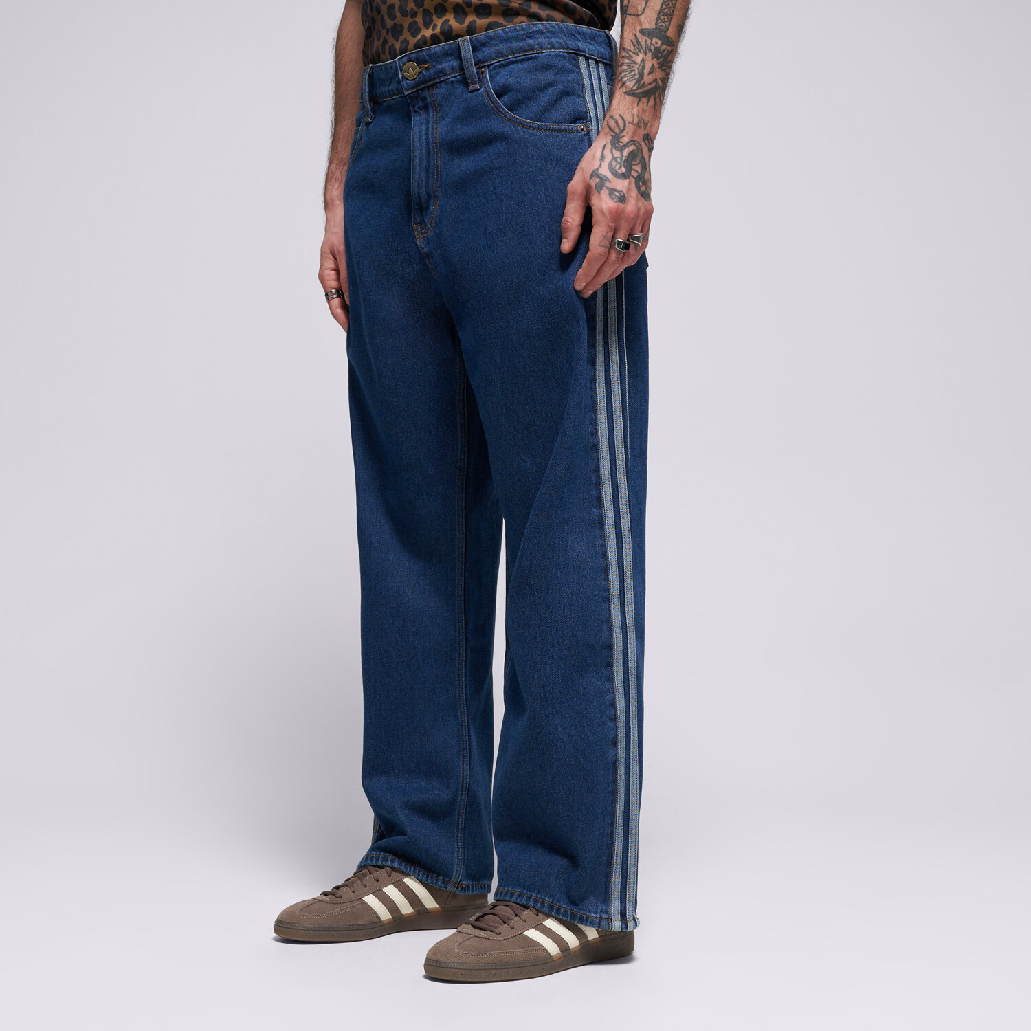 Herren Hosen ADIDAS HOSE FIREBIRD DENIM KD1499 Blau