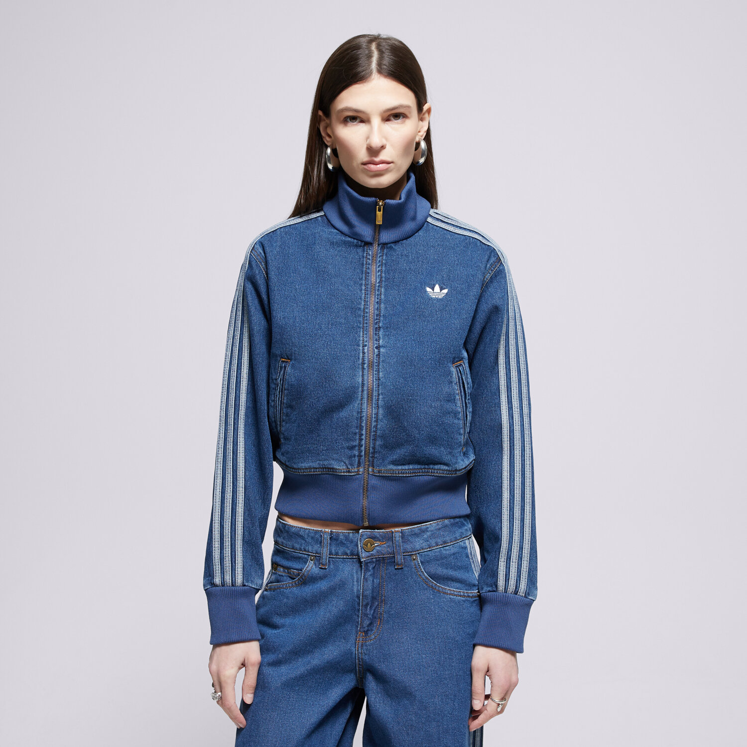 Damen Übergangsjacke ADIDAS JACKE FIREBIRD TT D KD2913 Blau