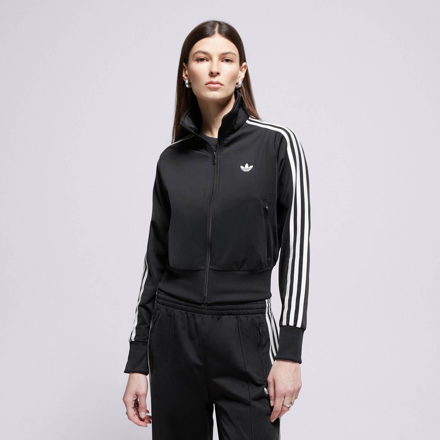 Damen ADIDAS SWEATSHIRT MIT REIßVERSCHLUSS   FB CLASSIC TT_ KD7981 Schwarz
