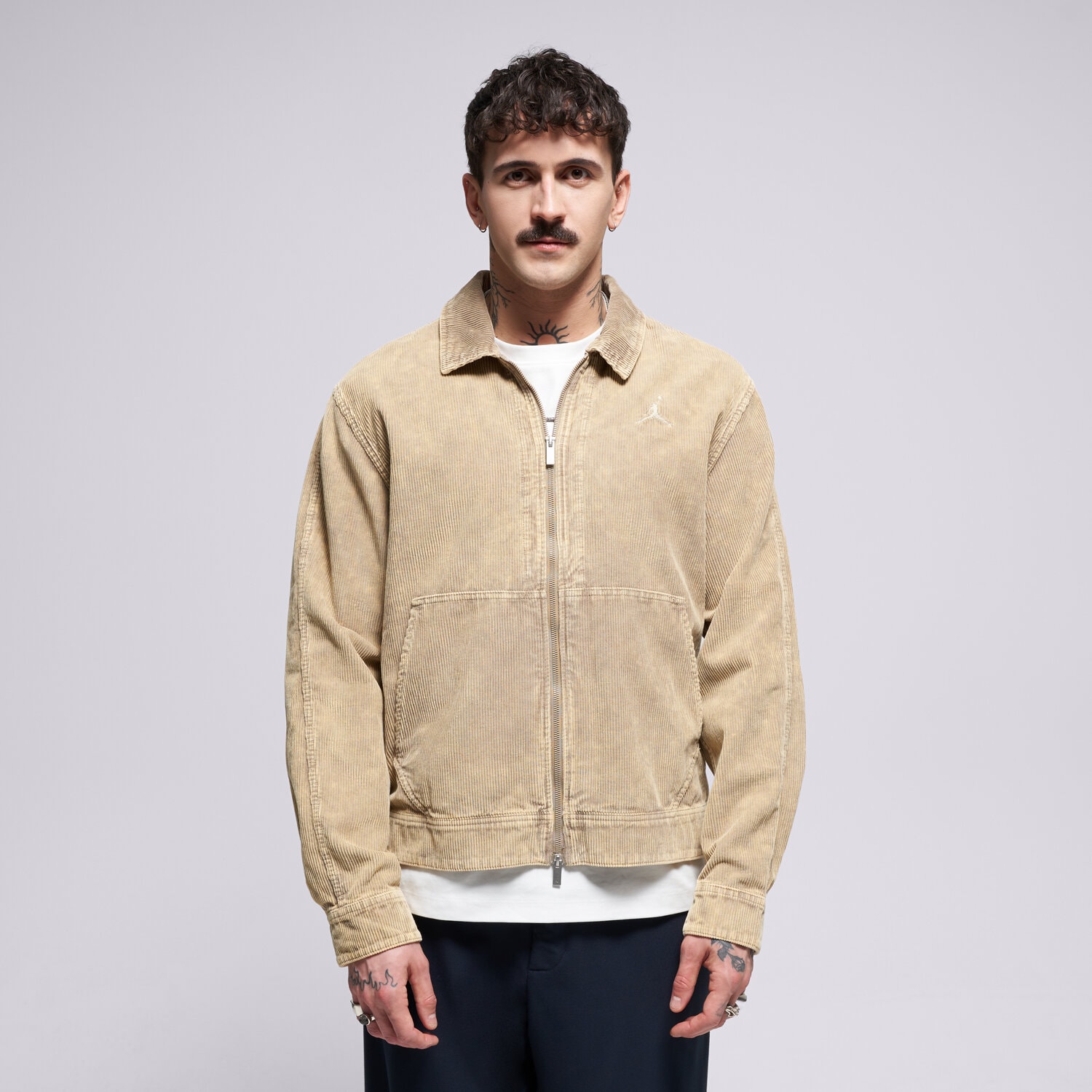 Herren Übergangsjacke JORDAN JACKE JORDAN FLIGHT IF1825-247 Braun