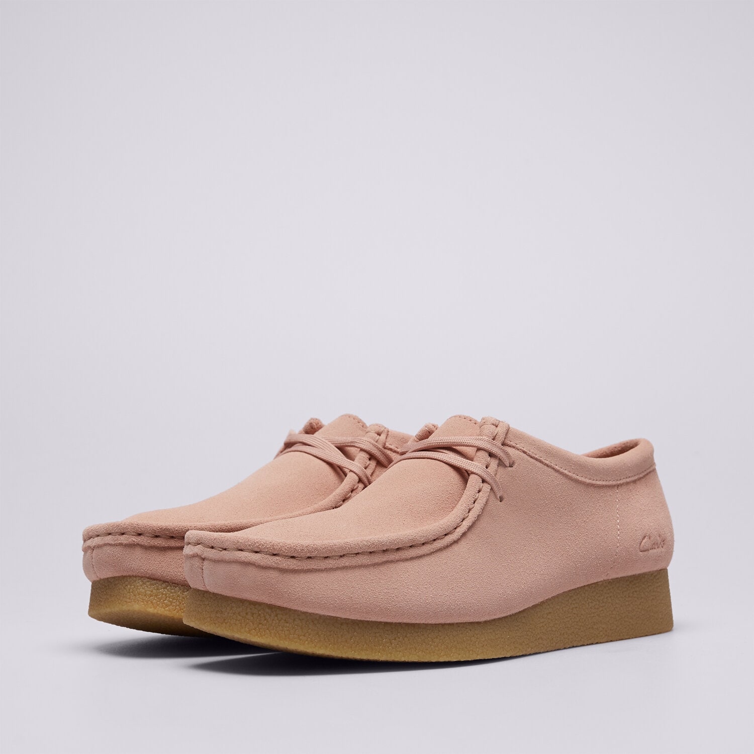 Clarks Zapatos De Piel Wallabeeevosh Rosa — foto 2