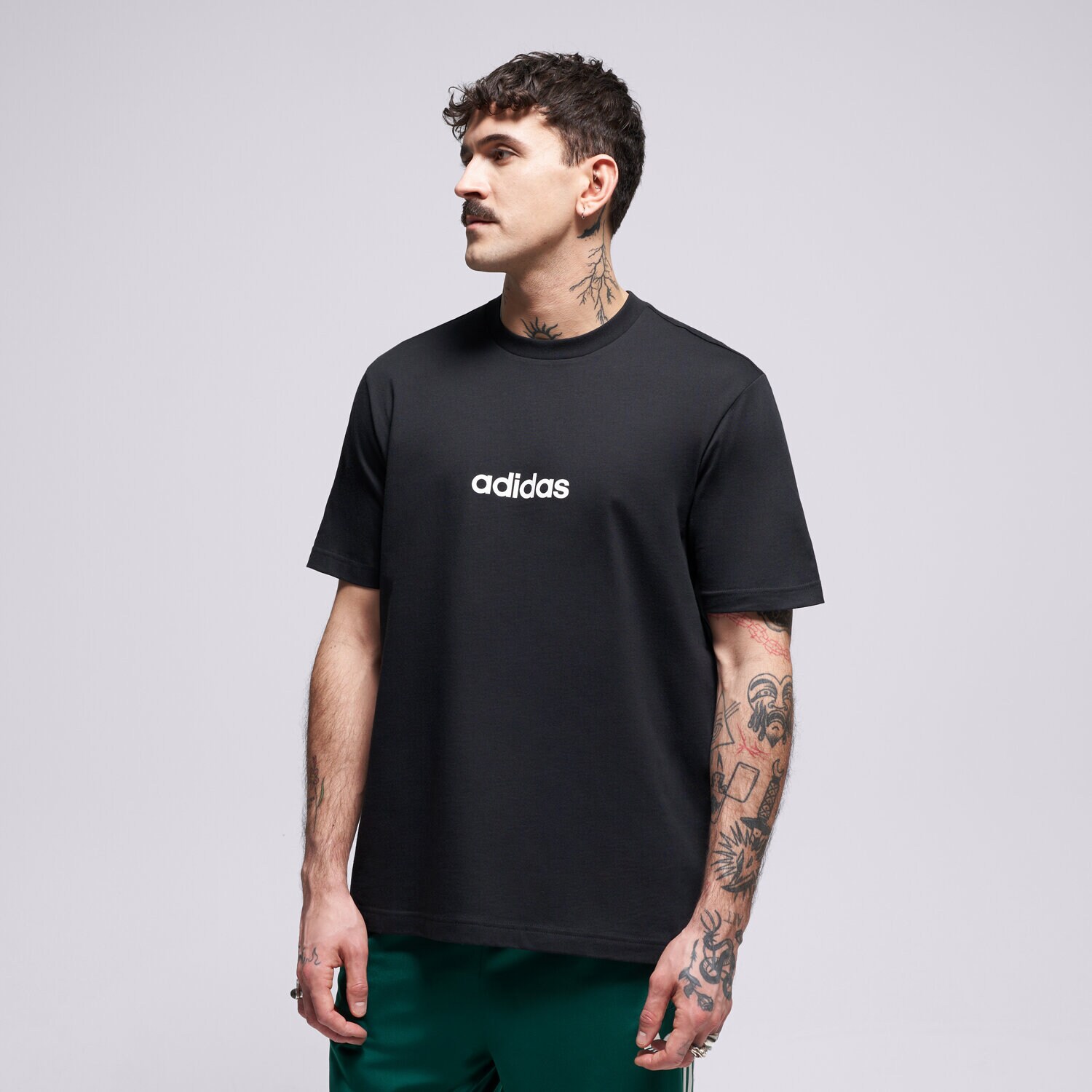 Herren T-Shirt ADIDAS T-SHIRT M LIN SJ T JE8993 Schwarz