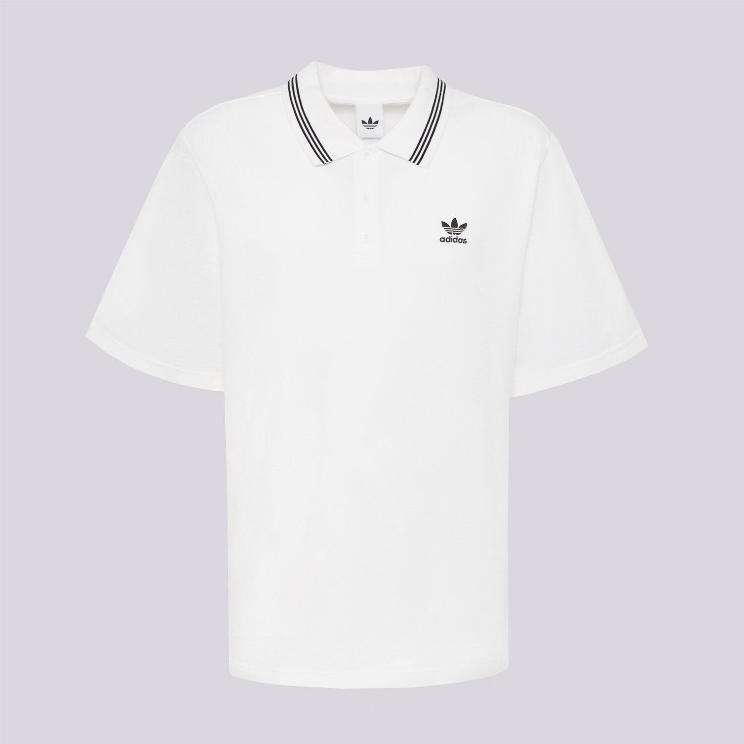 Herren Polo-Shirt ADIDAS POLO LOOSE POLO JW5898 Weiß