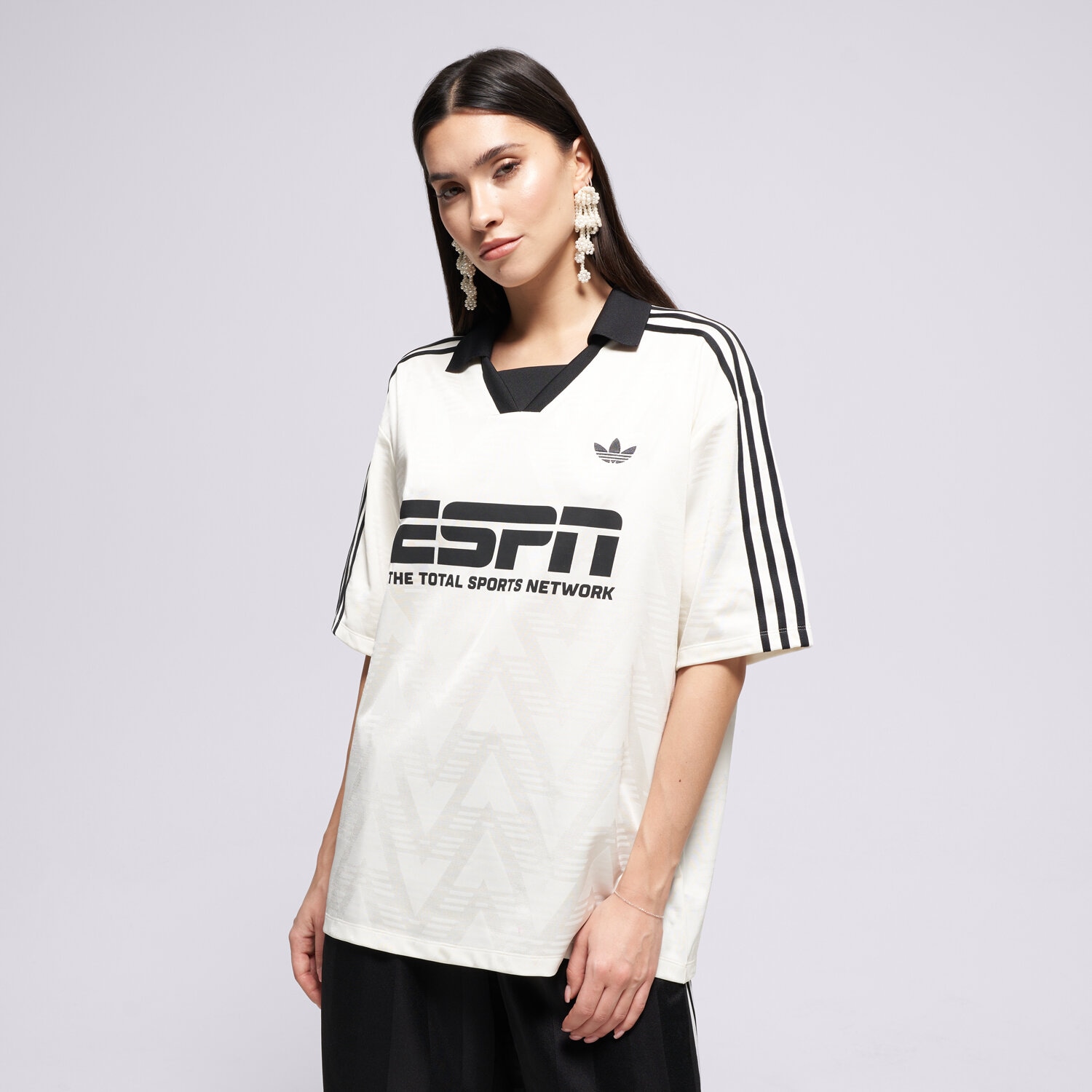 Damen T-Shirt ADIDAS T-SHIRT FOOTBALL JERSEY KD2966 creme