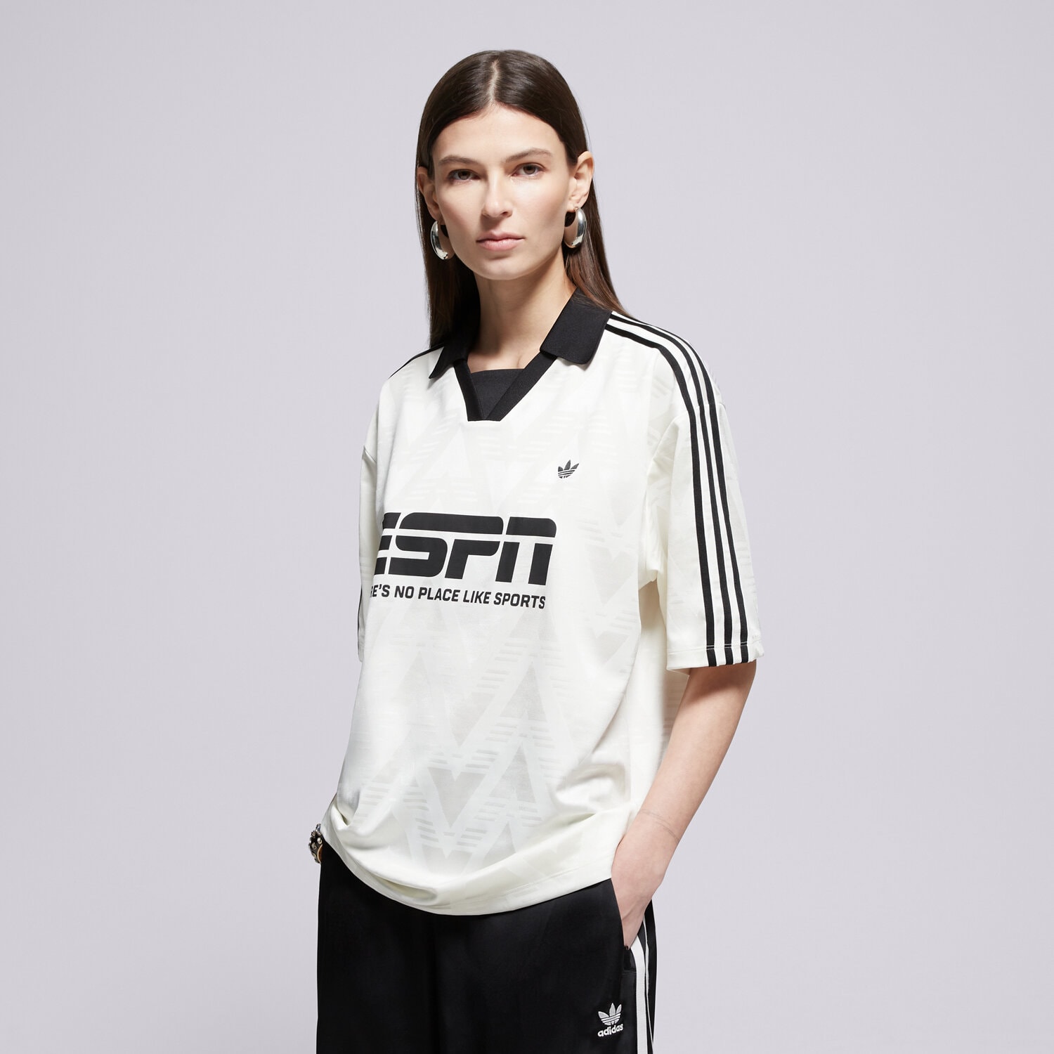 Damen T-Shirt ADIDAS T-SHIRT FOOTBALL JERSEY KD2966 creme