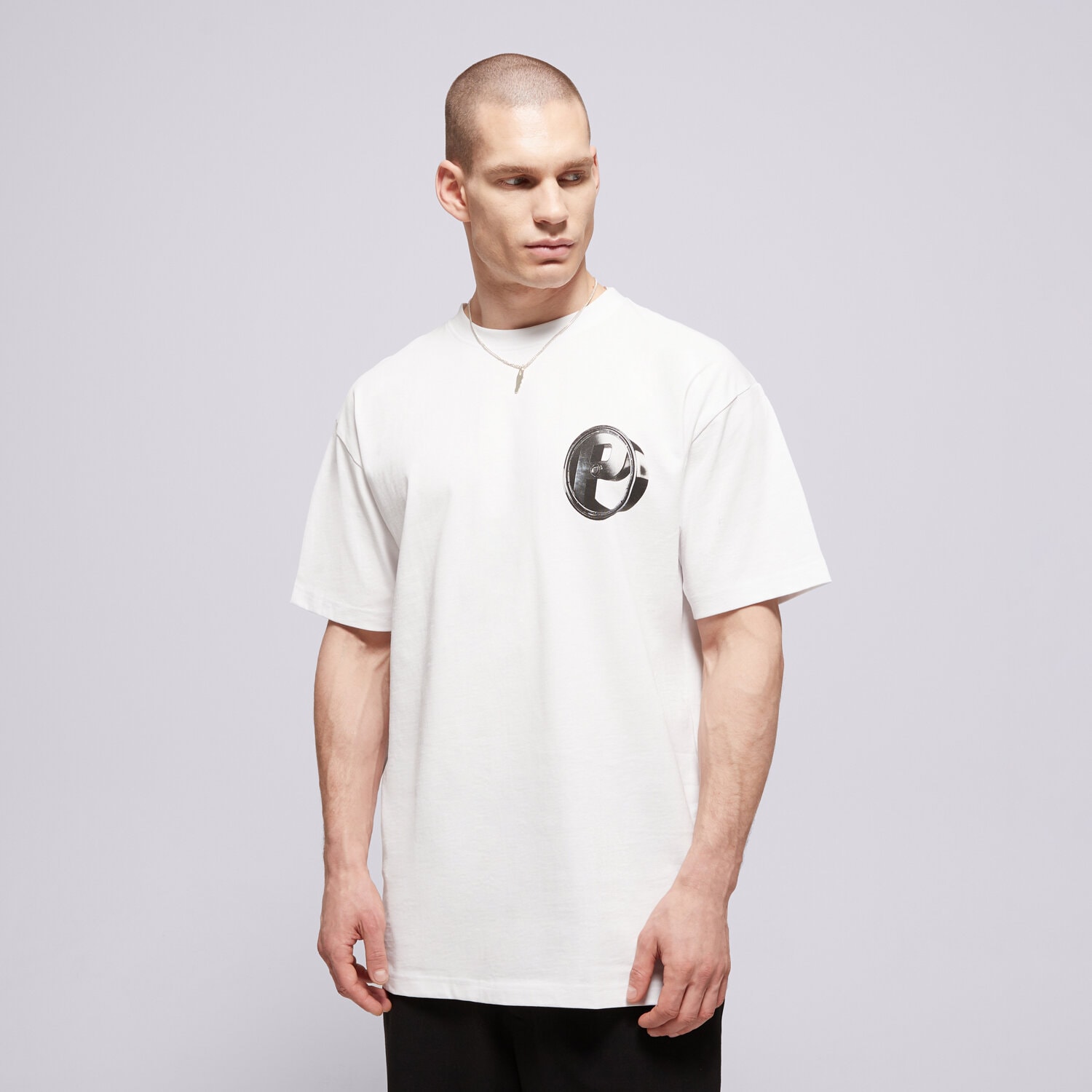 Herren T-Shirt PROSTO T-SHIRT P RIM WHITE KL261MTEE1162 Weiß