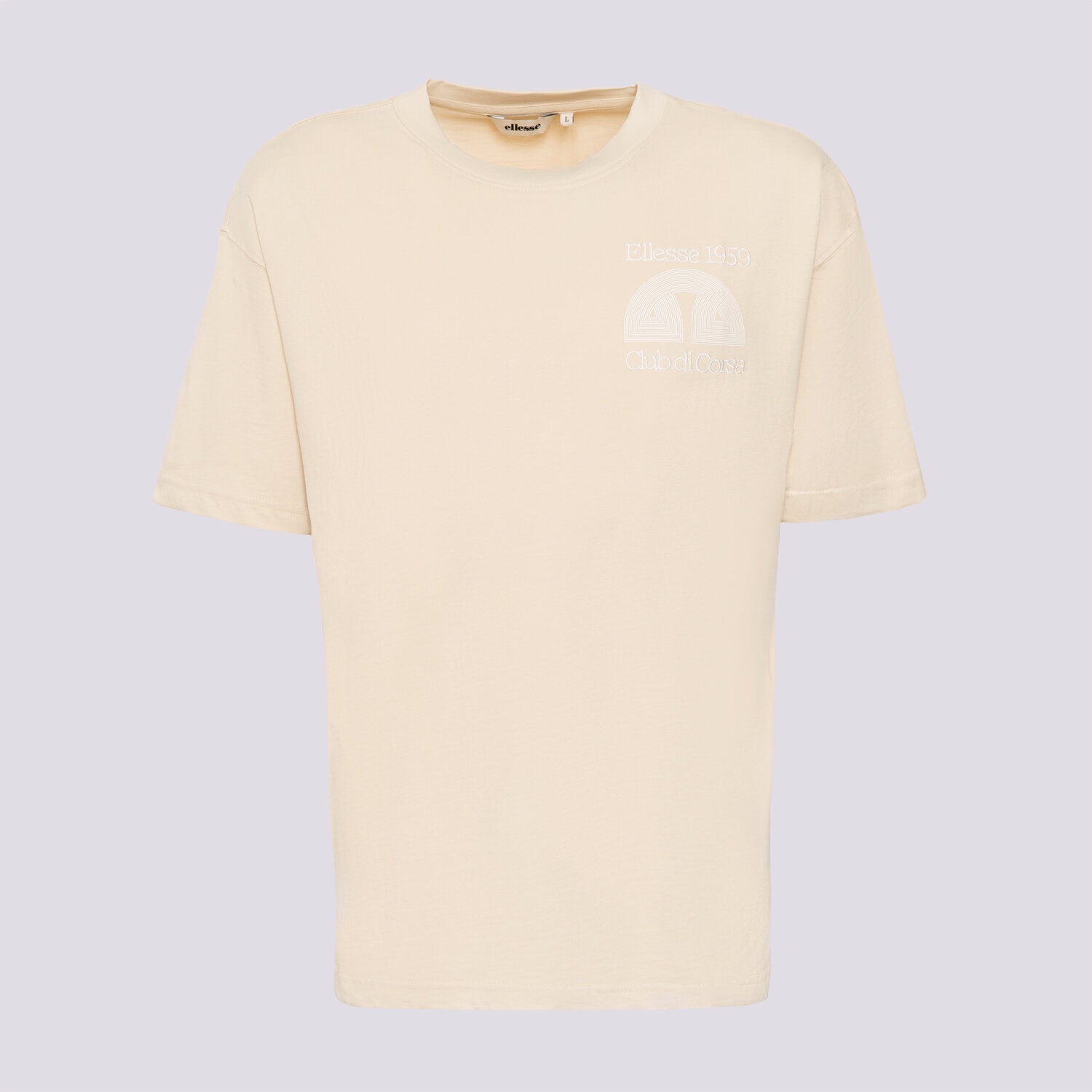 Herren T-Shirt ELLESSE T-SHIRT CLUB DI CORSA TEE SHB23147129 Beige