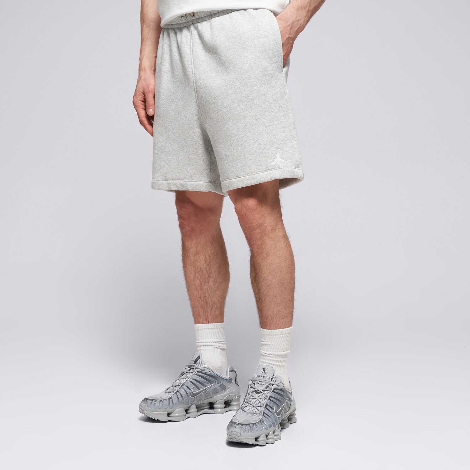 Herren Shorts JORDAN SHORTS JORDAN BROOKLYN FLEECE FV7285-050 Grau