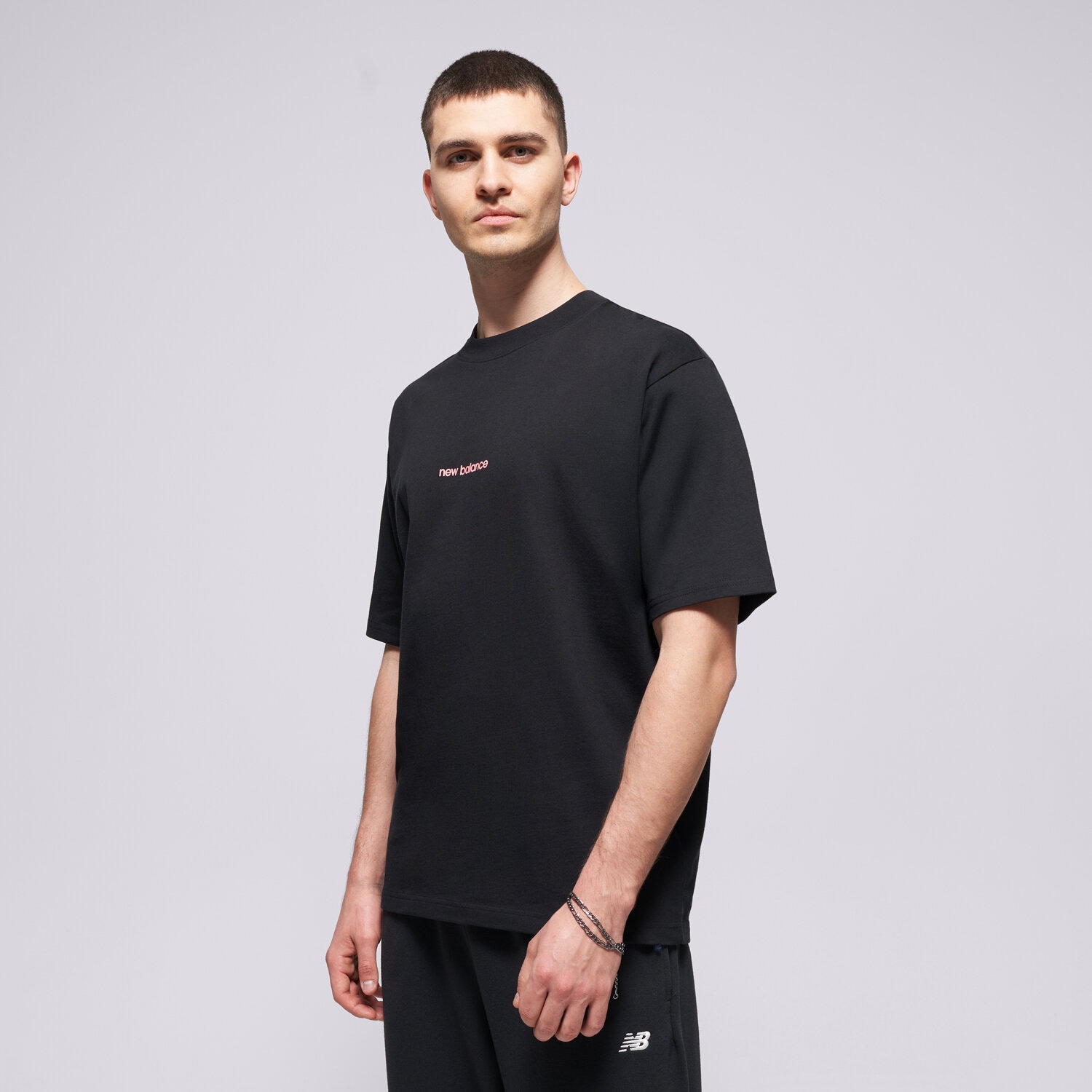 Herren T-Shirt NEW BALANCE T-SHIRT FOOTBALL CLUB CATALOG T-SHIRT MT61B347BK Schwarz