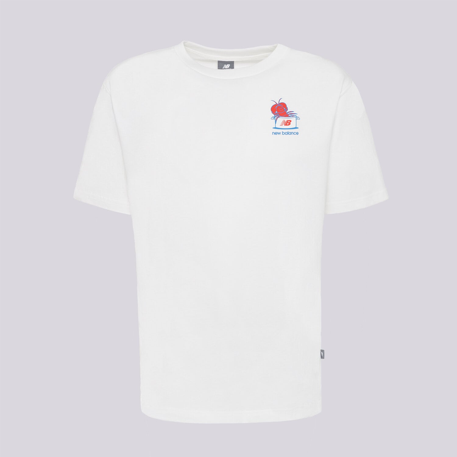 Herren T-Shirt NEW BALANCE T-SHIRT LOBSTER ROLL T-SHIRT MT61Y1F6WT Weiß