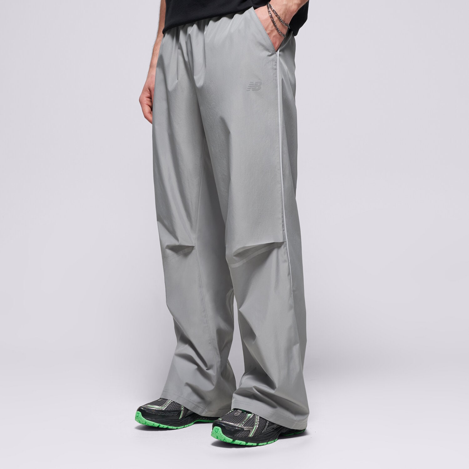 Herren Hosen NEW BALANCE HOSE ELUSIVE SHELL PANT MB61M4DOYST Grau