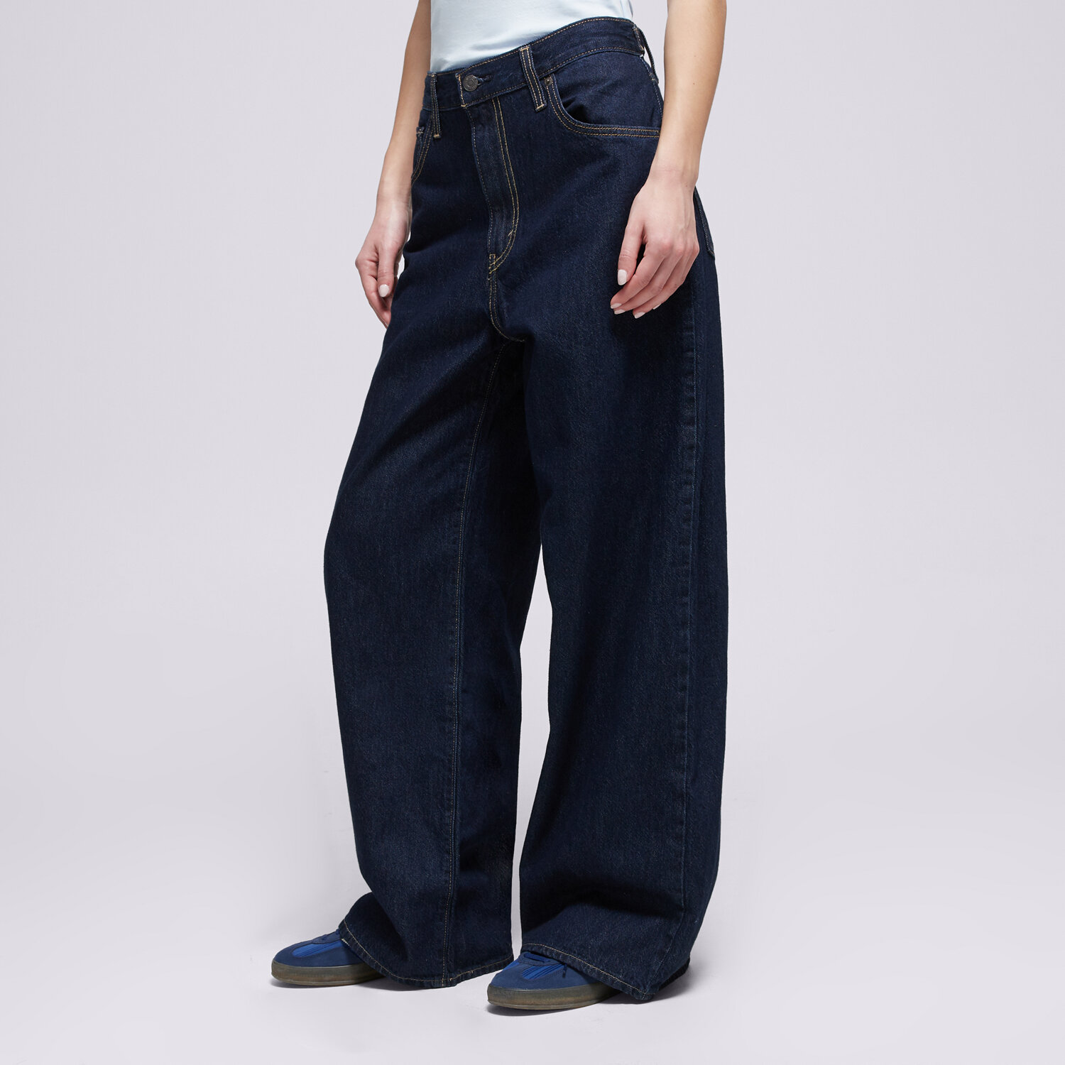 Damen Hosen LEVI'S HOSE CINCH BAGGY DARK INDIGO FLAT FINISH 001UP-0016 Dunkelblau