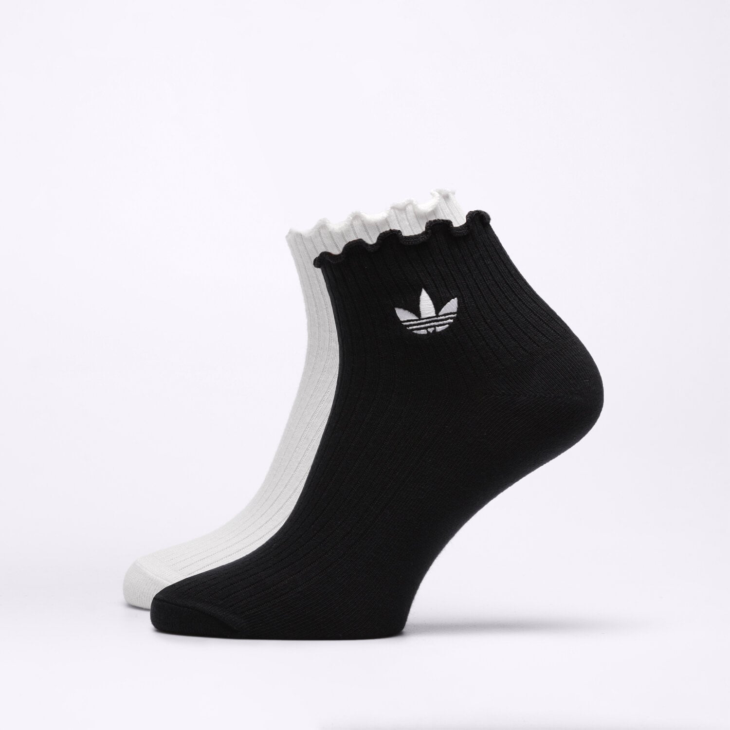 Damen Socken ADIDAS SOCKEN RUFFLE 1/4 S 2P KD8367 Multicolor