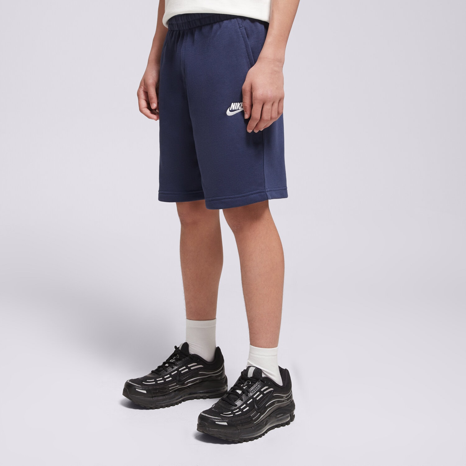 Kinder NIKE SHORTS K NSW CLUB FT SHORT LBR BOY FD3015-410 Dunkelblau