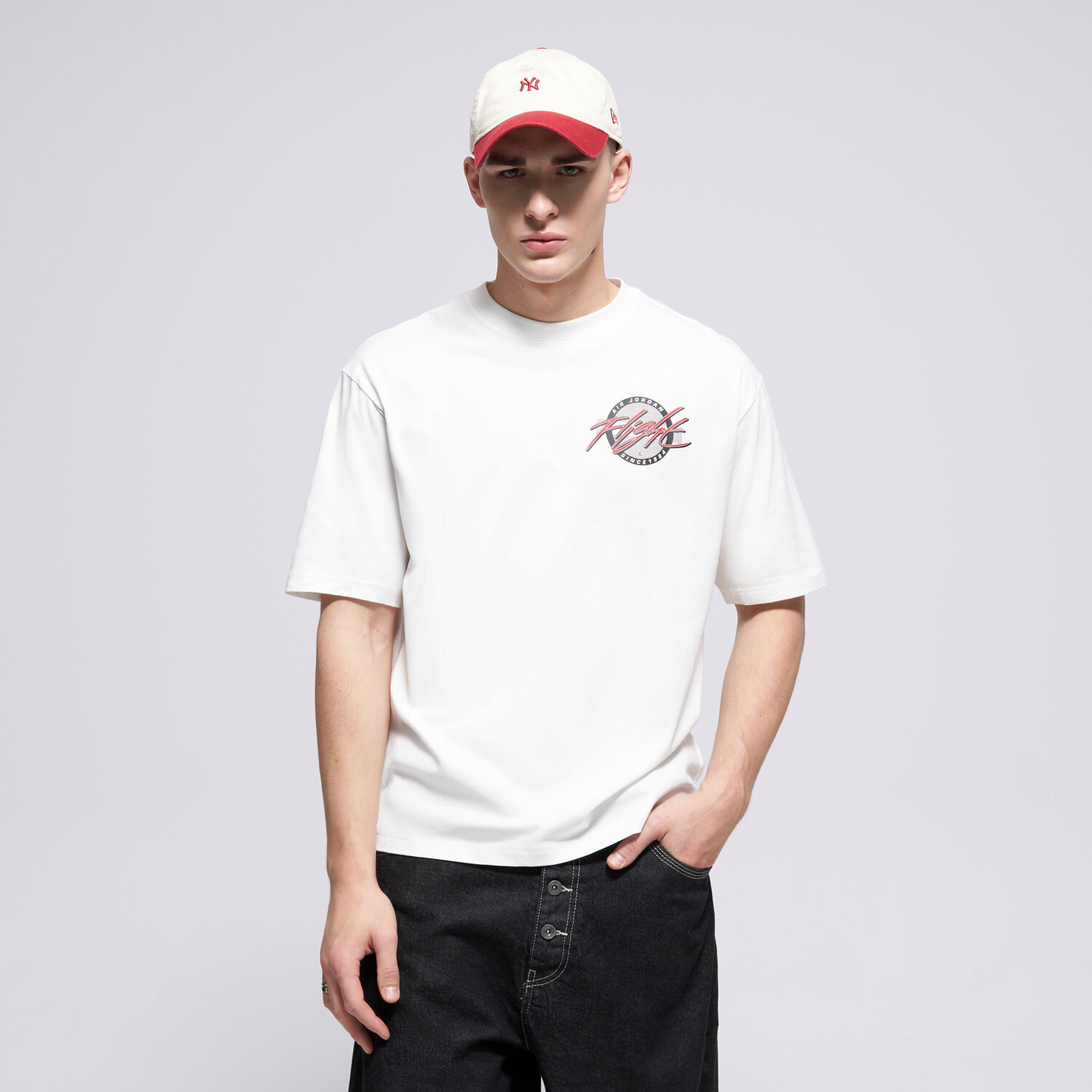 Herren T-Shirt JORDAN T-SHIRT M J FLT SS CREW IF3067-100 Weiß