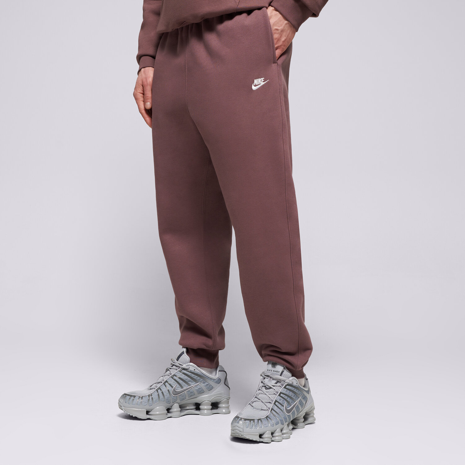 Herren Hosen NIKE HOSE M NK CLUB BB JOGGER FN3787-502 Braun