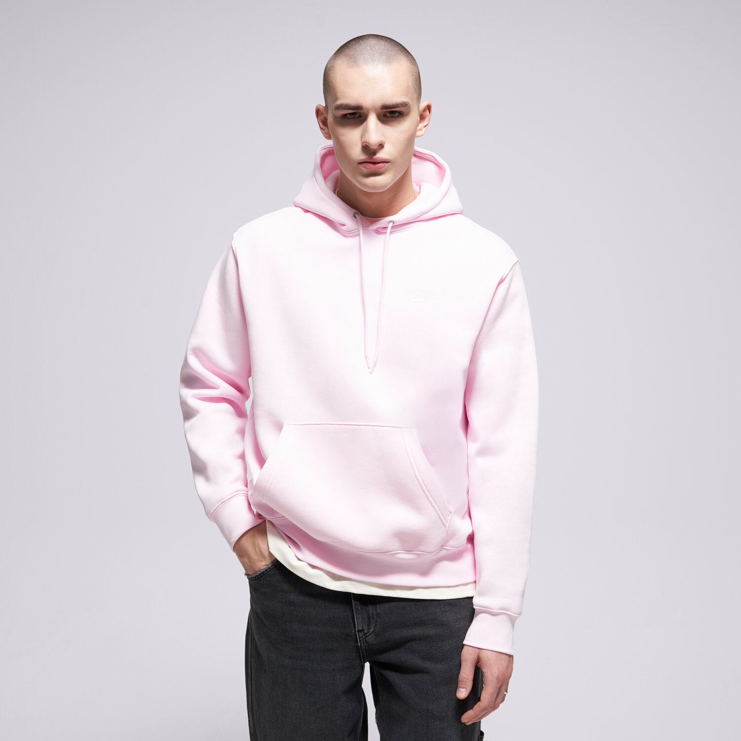 Herren NIKE HOODIE M NK CLUB BB PO HOODIE FN3859-663 Rosa
