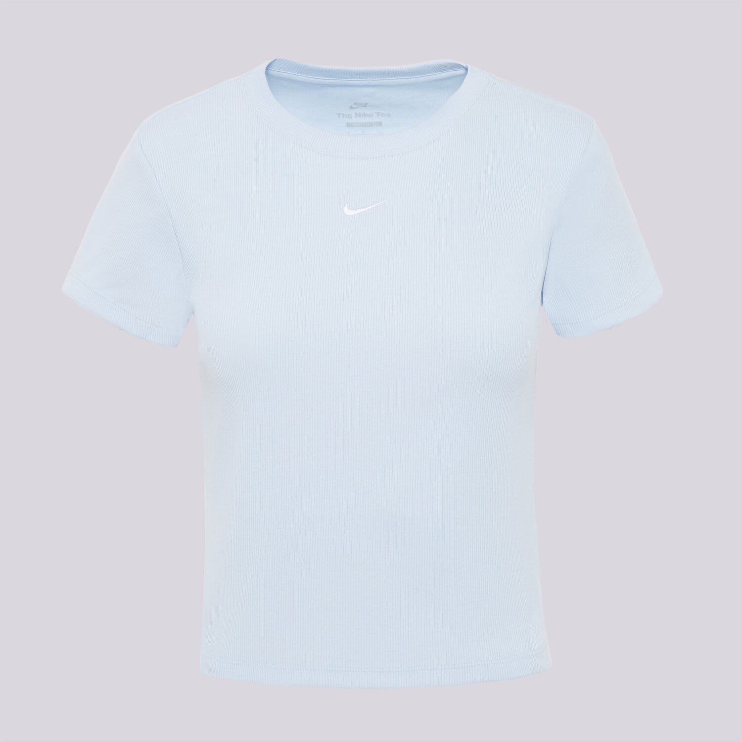 Damen T-Shirt NIKE T-SHIRT W NSW RIB TGHT SS TEE HV4994-407 Blau