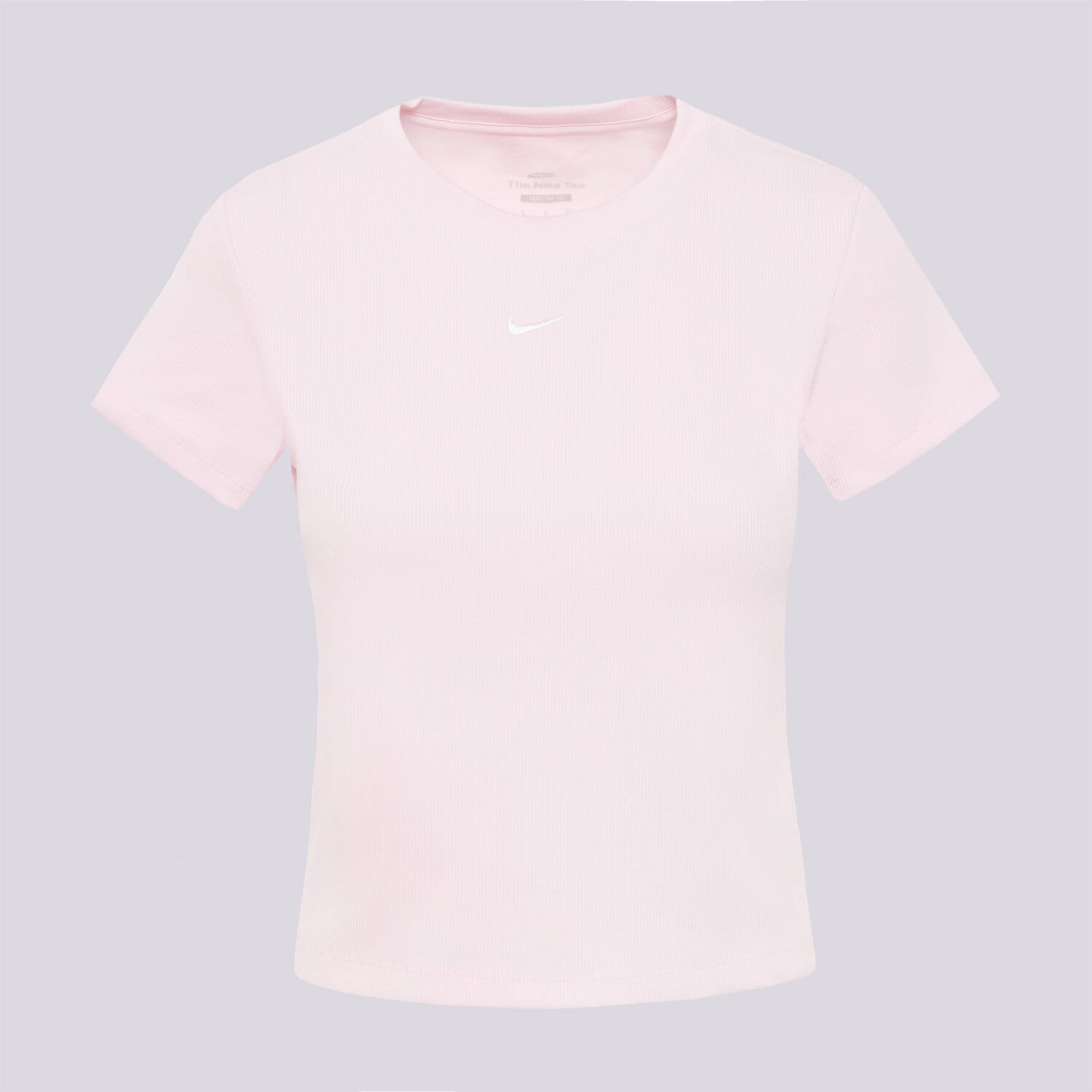 Damen T-Shirt NIKE T-SHIRT W NSW RIB TGHT SS TEE HV4994-663 Rosa