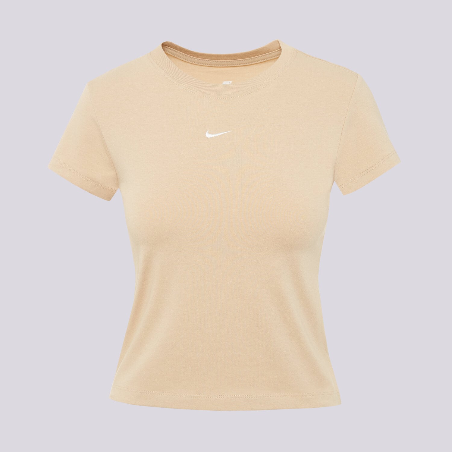 Damen T-Shirt NIKE T-SHIRT W NSW NK CHLL KNT MD CRP FV5508-287 Beige