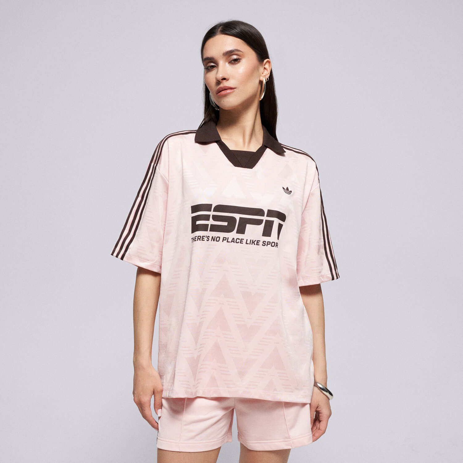 Damen T-Shirt ADIDAS T-SHIRT FOOTBALL JERSEY KG3611 Rosa