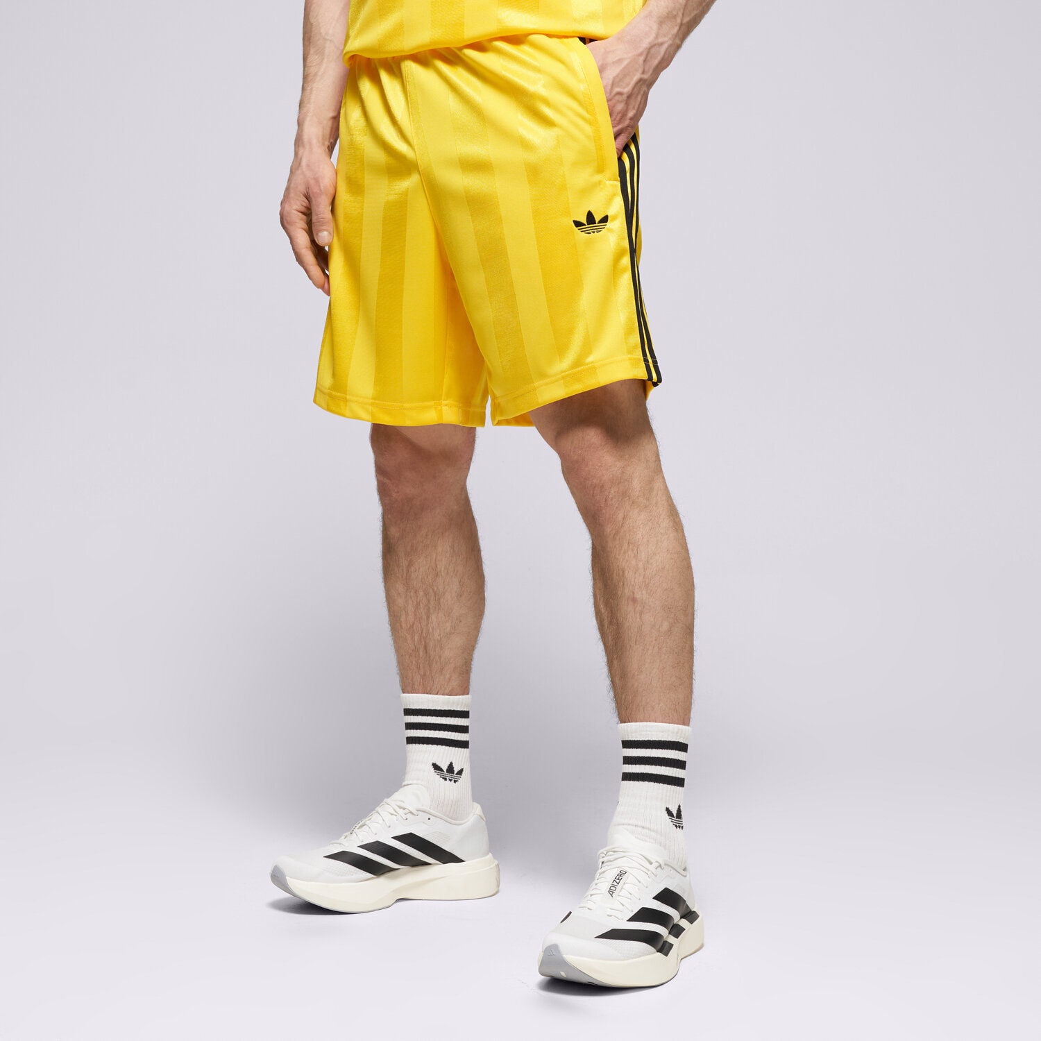 Herren Shorts ADIDAS SHORTS 3S OS SHO KE3592 neon gelb