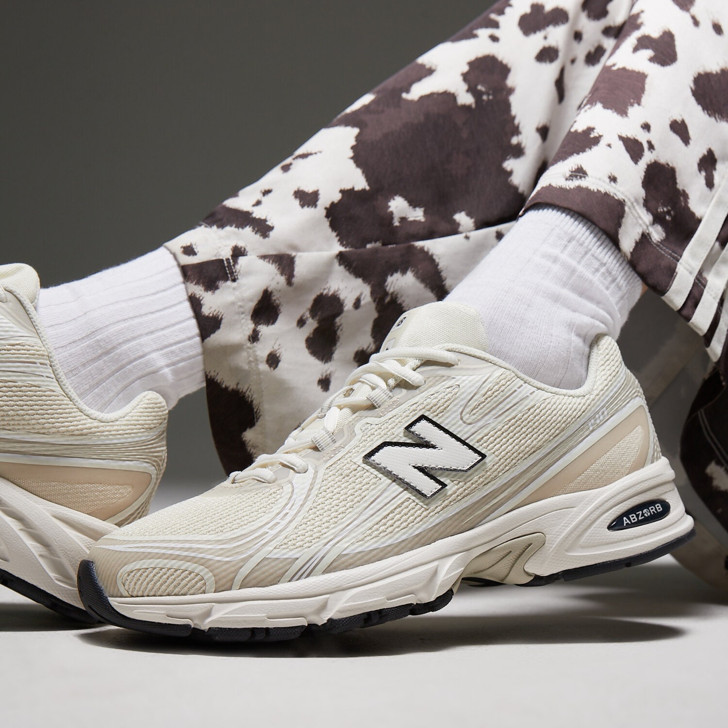New Balance zapatillas de deporte en marfil — foto 3