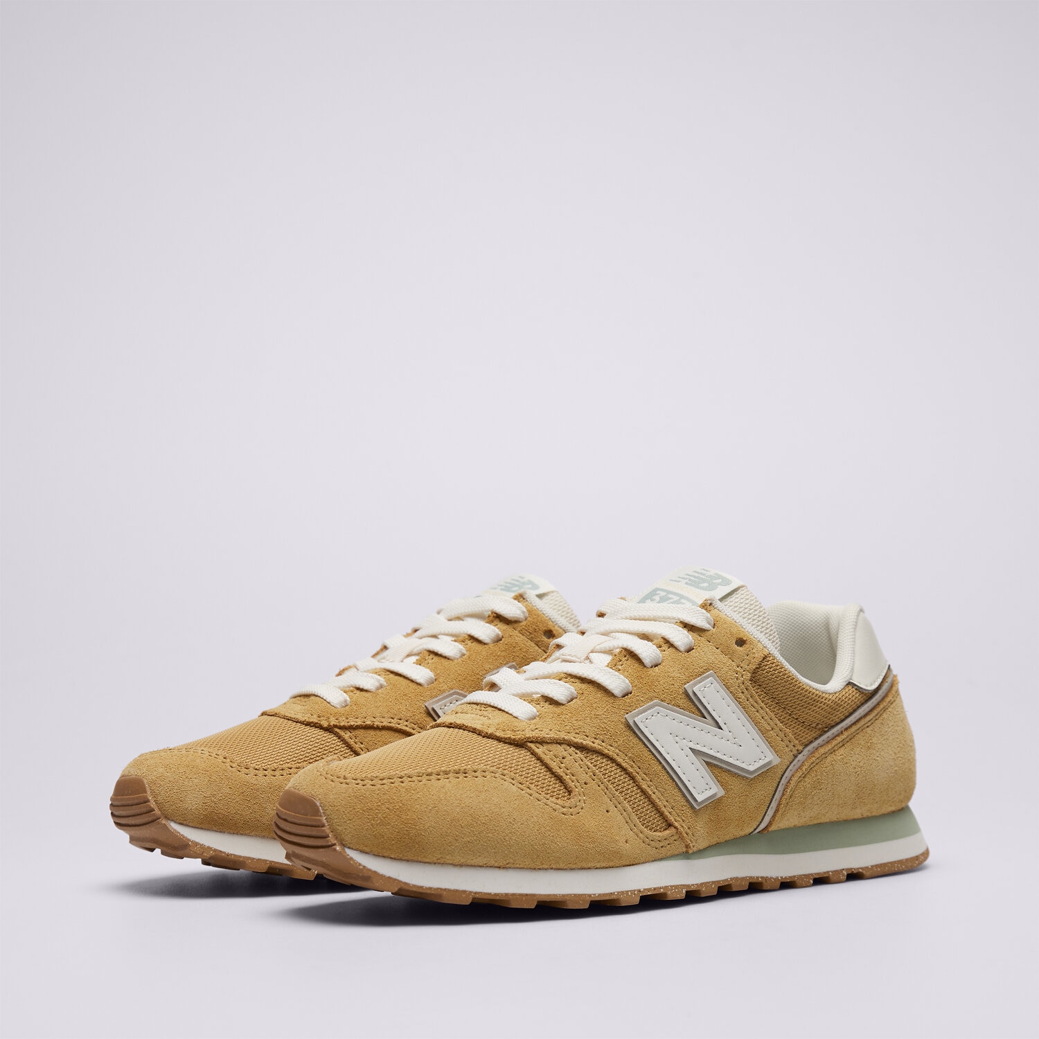 New Balance Zapatilla Casual de Mujer 373 v2 Marrón claro — foto 3