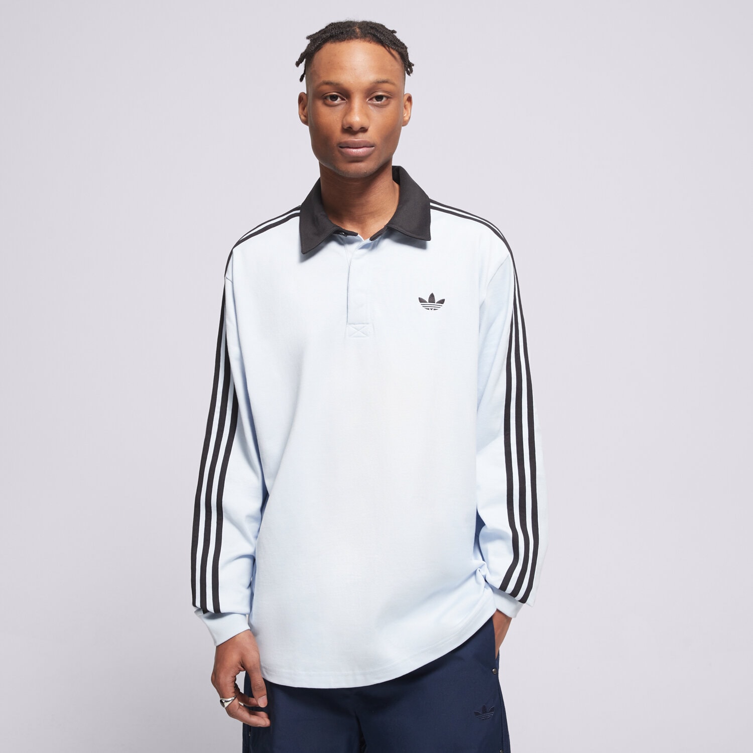 Herren Polo-Shirt ADIDAS POLO 3S PL KE2445 Blau