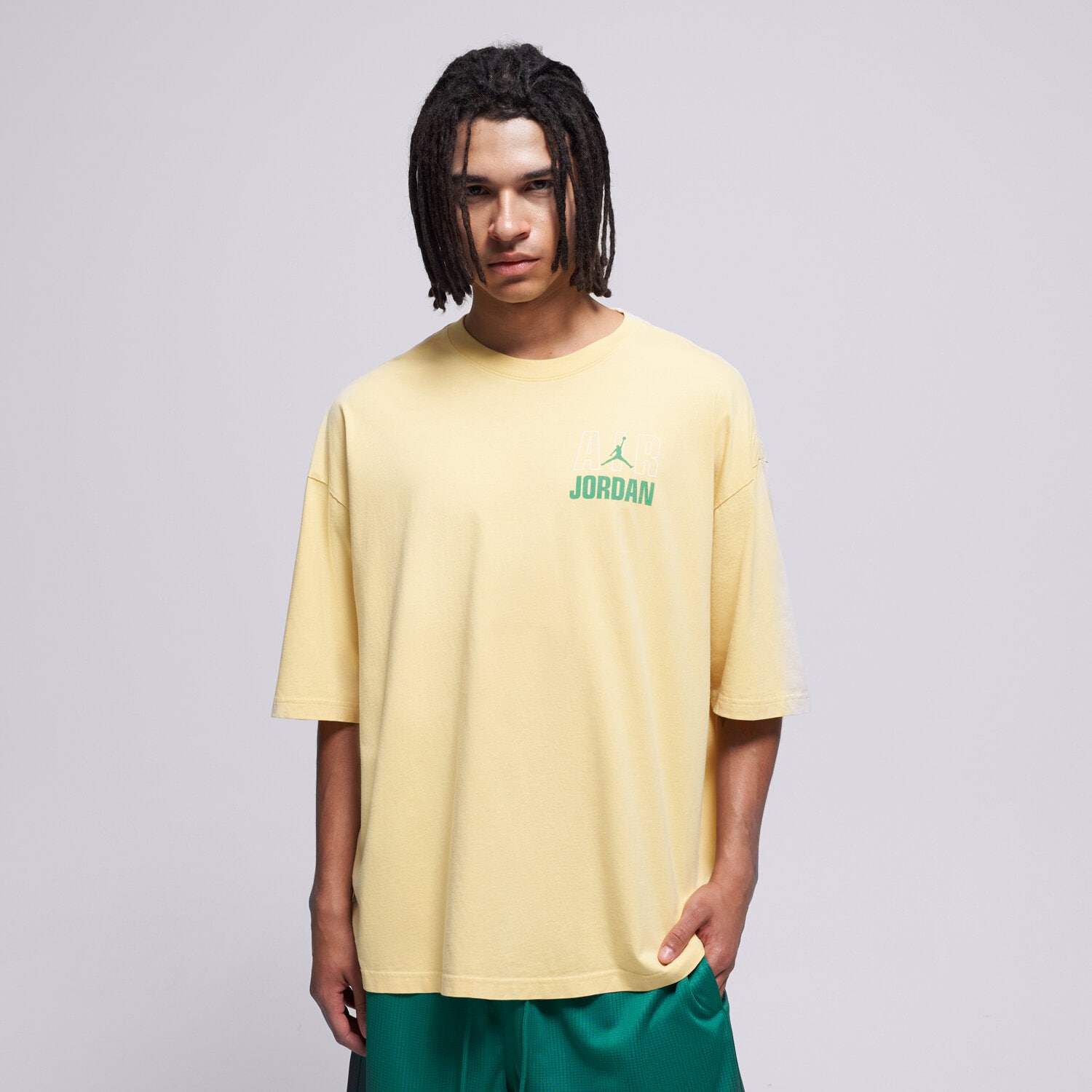 Herren T-Shirt JORDAN T-SHIRT M J FLT REIS LGND SS CREW IF3116-753 Gelb
