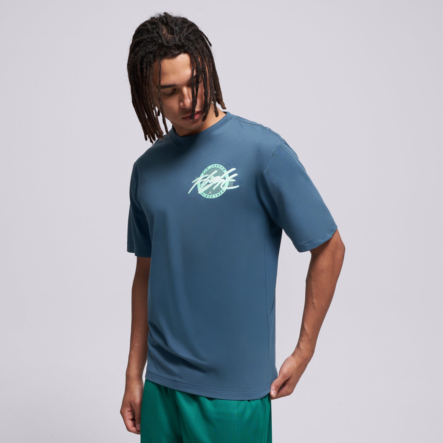 Herren T-Shirt JORDAN T-SHIRT M J FLT SS CREW IF3067-031 Blau