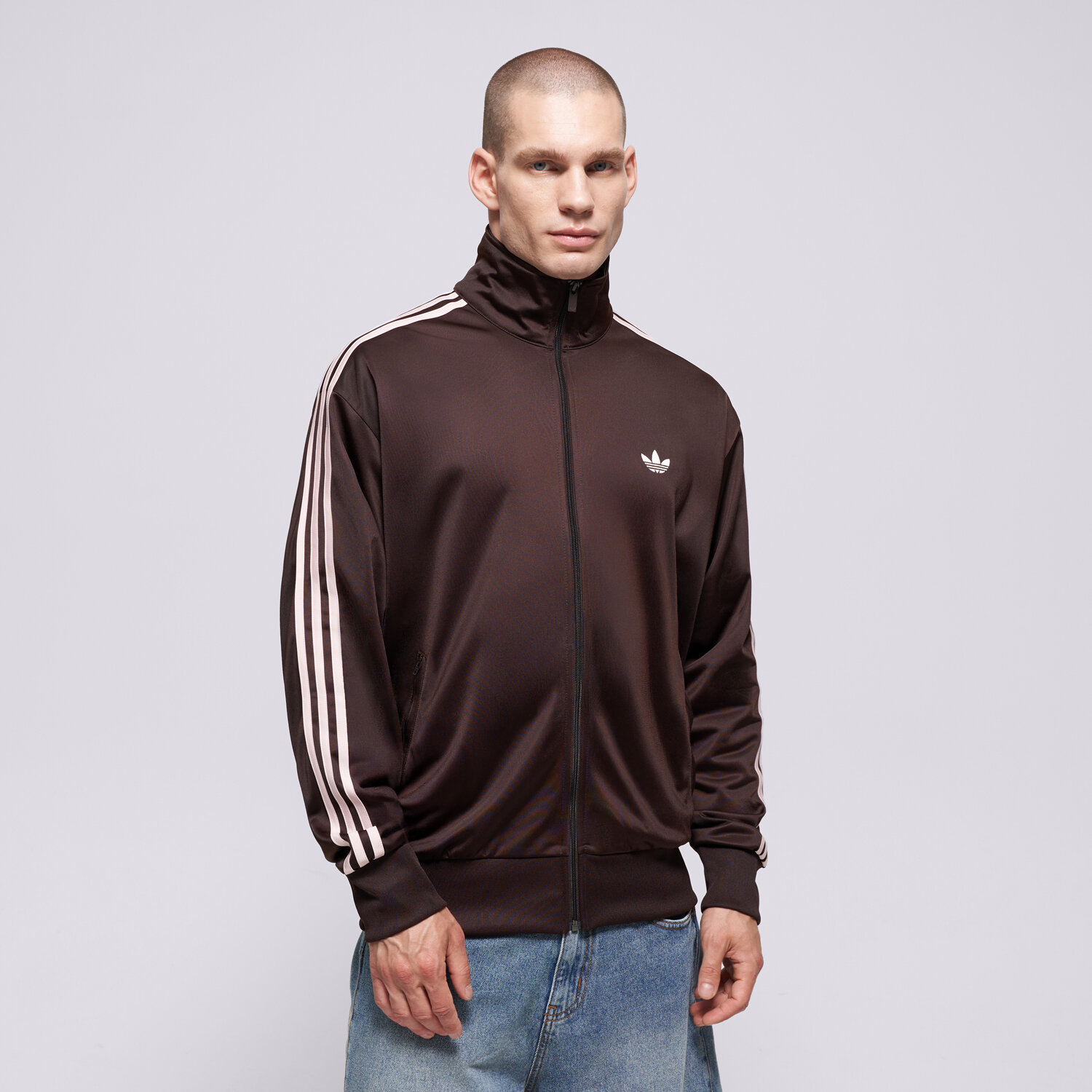 Herren ADIDAS HOODIE FIREBIRD TT KD8309 Braun
